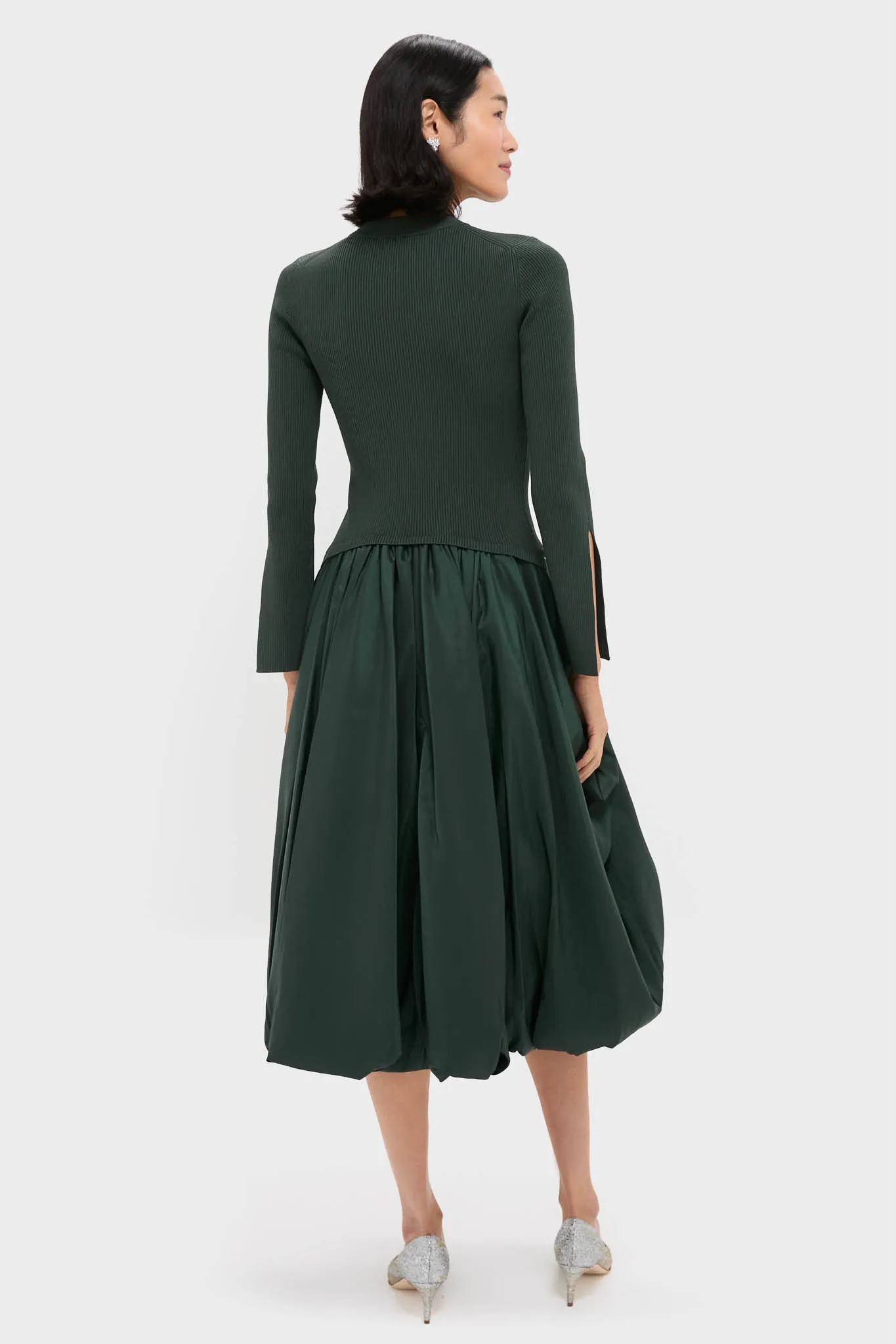 Cypress Kenlie Long Sleeve Mock Neck Midi Dress sold by Tuckernuck product image thumbnail 4
