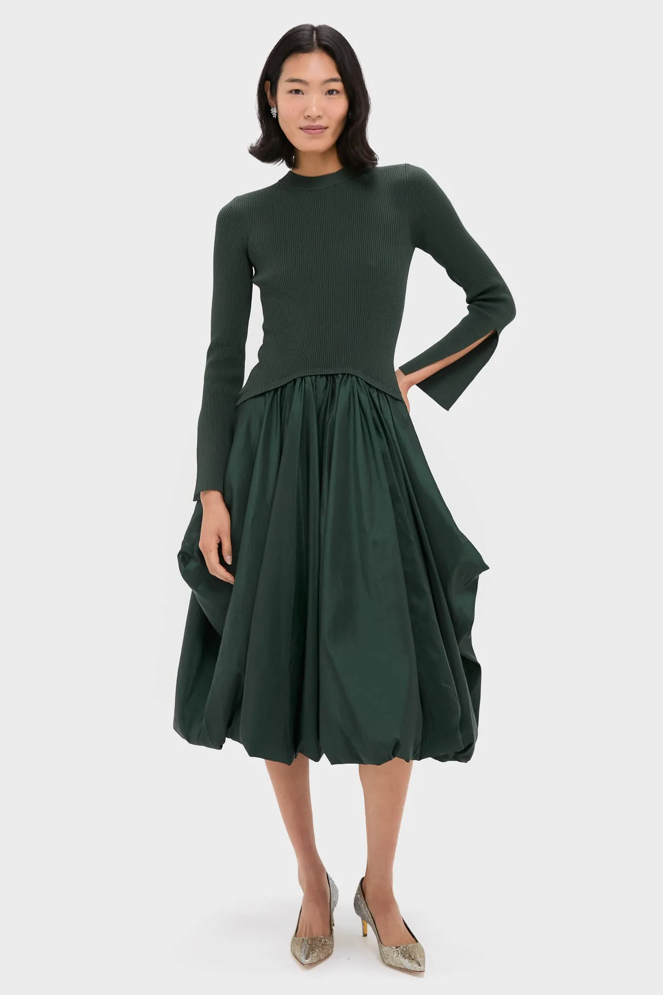 Cypress Kenlie Long Sleeve Mock Neck Midi Dress sold by Tuckernuck
