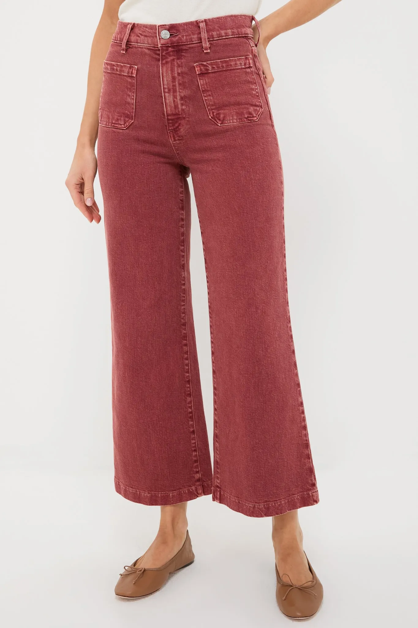 Sandwashed Spice Virginia Wideleg Ankle sold by Tuckernuck