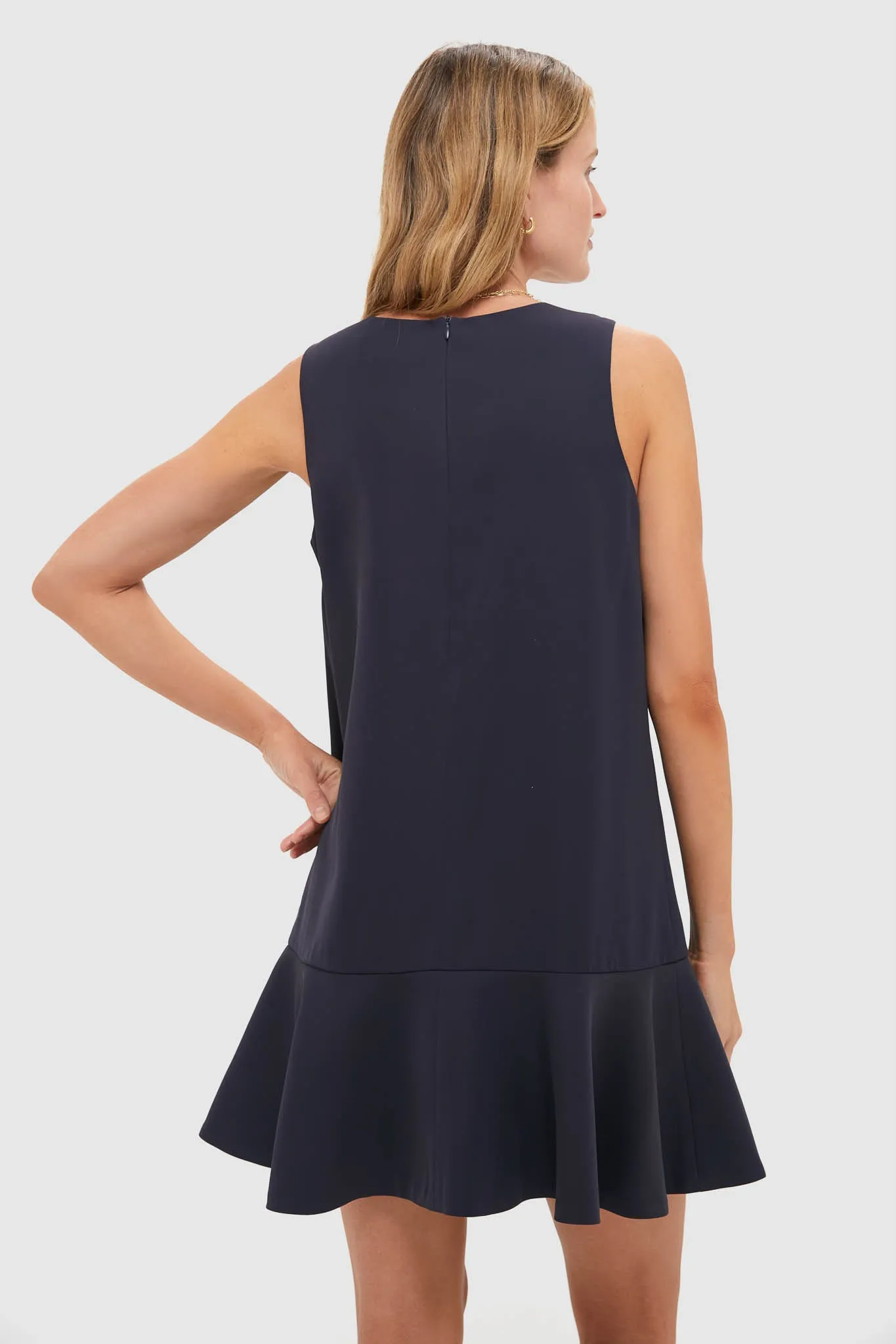 Dark Slate Navy Flutter McKinney Mini Dress sold by Tuckernuck product image thumbnail 4