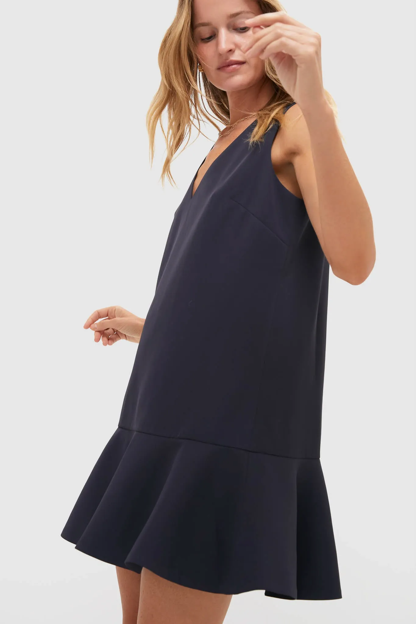 Dark Slate Navy Flutter McKinney Mini Dress sold by Tuckernuck product image thumbnail 5
