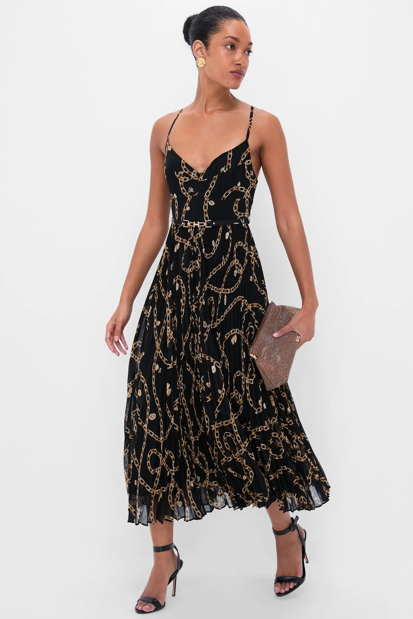 Black Charms Sunray Pleated Picnic Dress sold by Tuckernuck product image thumbnail 2