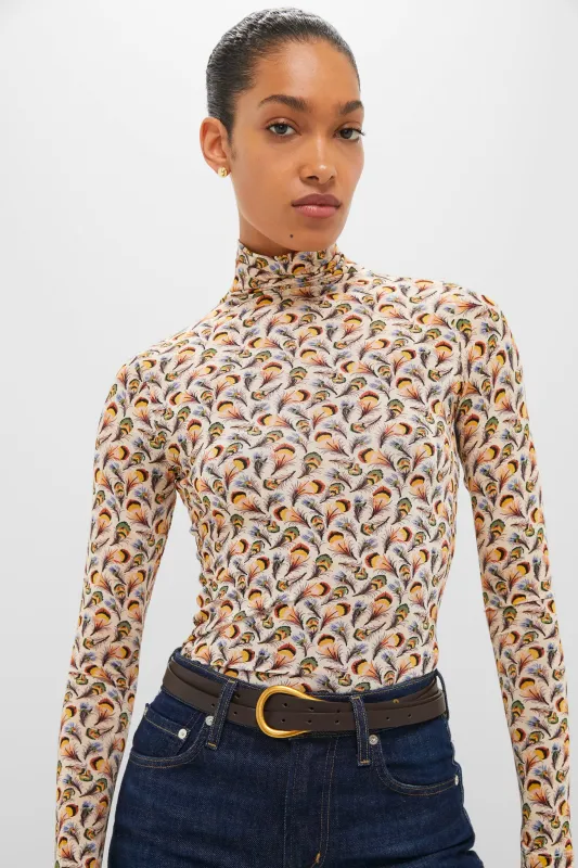 Swan Aurelia Jersey Long Sleeve Turtleneck Top sold by Tuckernuck