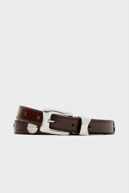 Sepia Aiden Studded Rugous Belt sold by Tuckernuck
