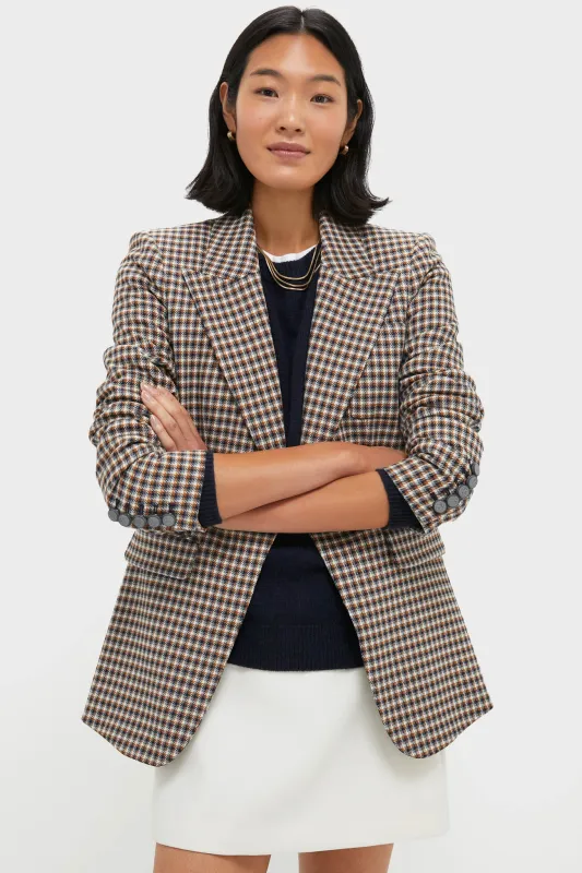 Navy Multi Livvy Dickey Jacket made by Veronica Beard