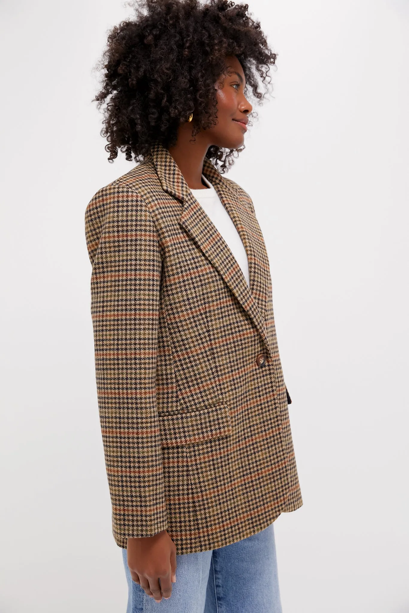 Houndstooth Leo Blazer sold by Tuckernuck product image thumbnail 3