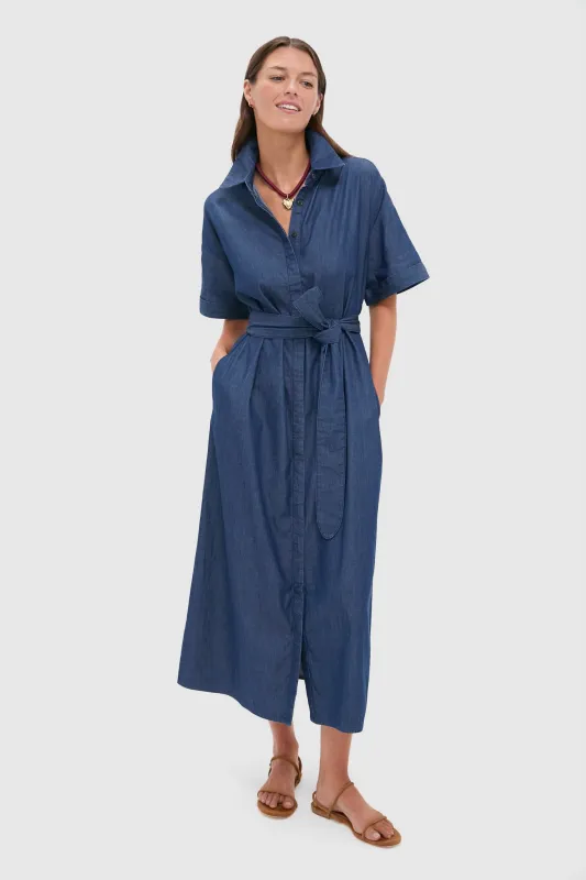 Dark Denim Zacara Dress sold by Tuckernuck