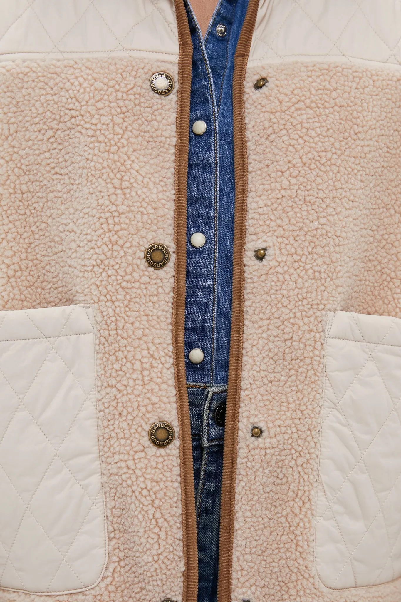 Natural Blanc Laurel Fleece Jacket sold by Tuckernuck product image thumbnail 5