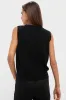 Black Cashmere Sleeveless Shell sold by Tuckernuck