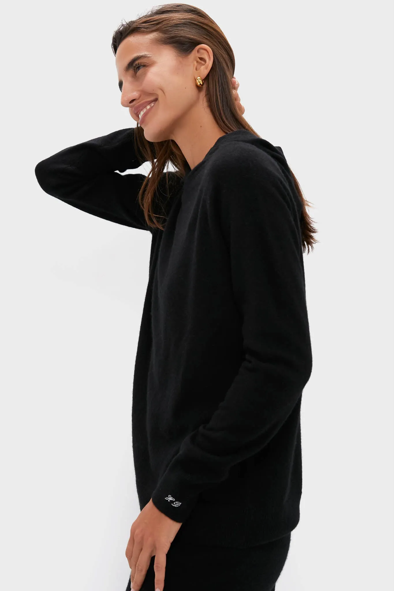 Black Cashmere Jane Hoodie sold by Tuckernuck product image thumbnail 3