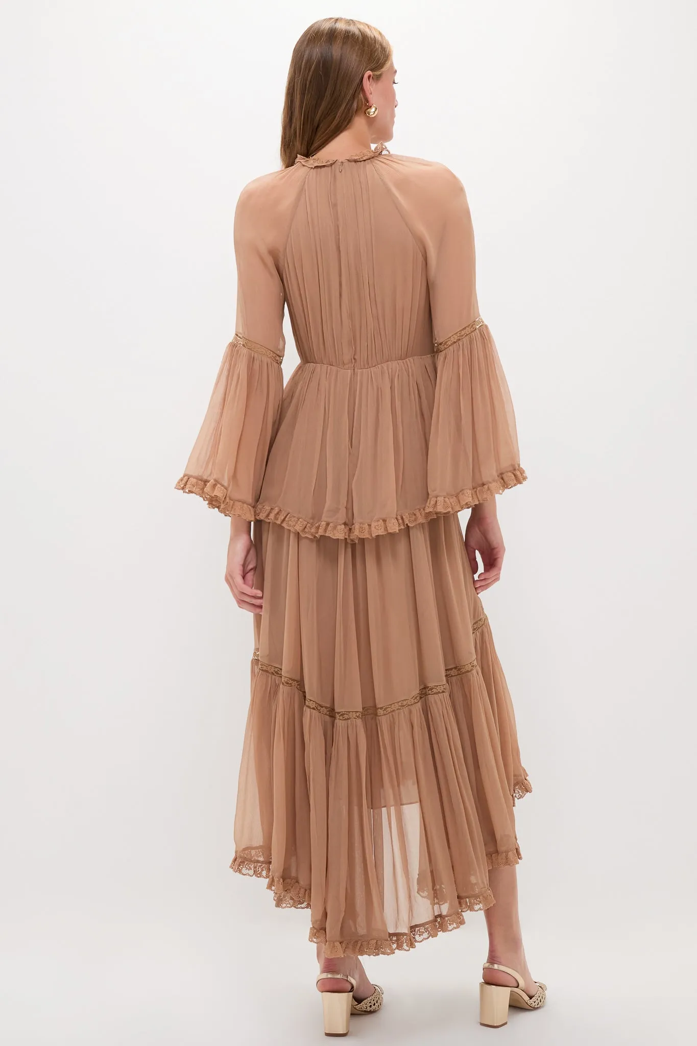 Biscuit Hypnotic Peplum Flutter Dress sold by Tuckernuck product image thumbnail 4