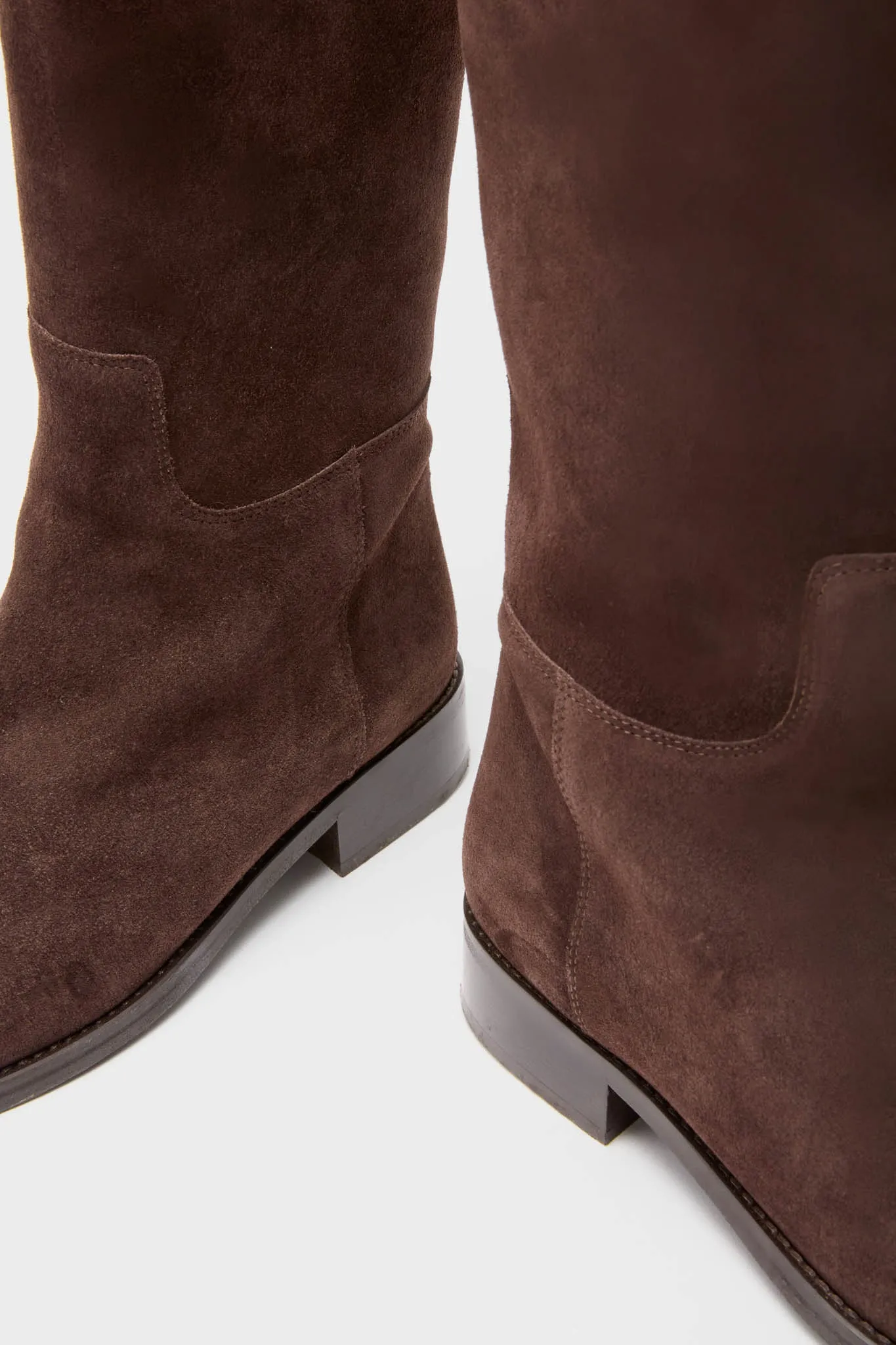 Chocolate Suede Ryder Boots sold by Tuckernuck product image thumbnail 2