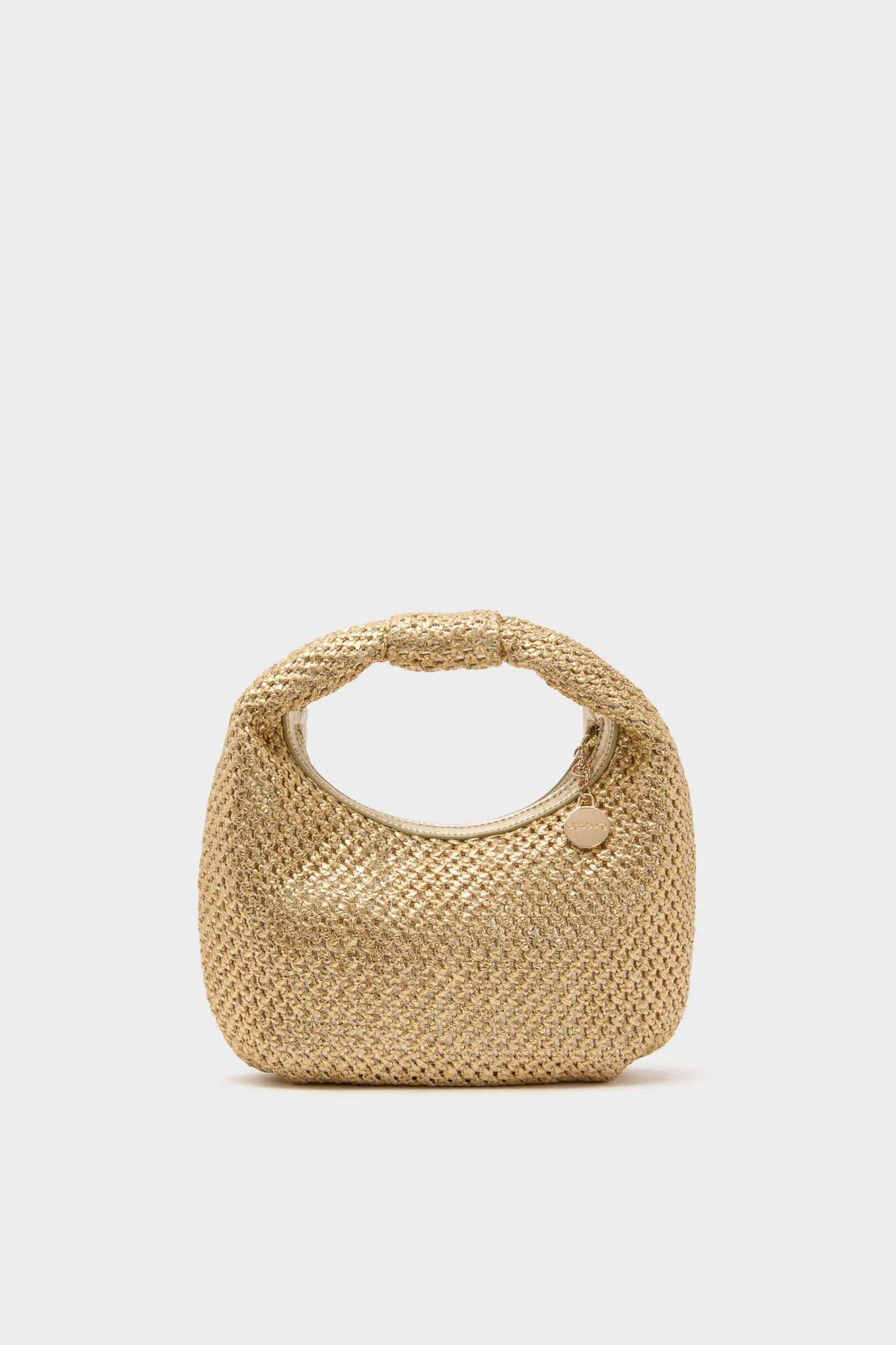 Gold Eden Woven Hobo sold by Tuckernuck