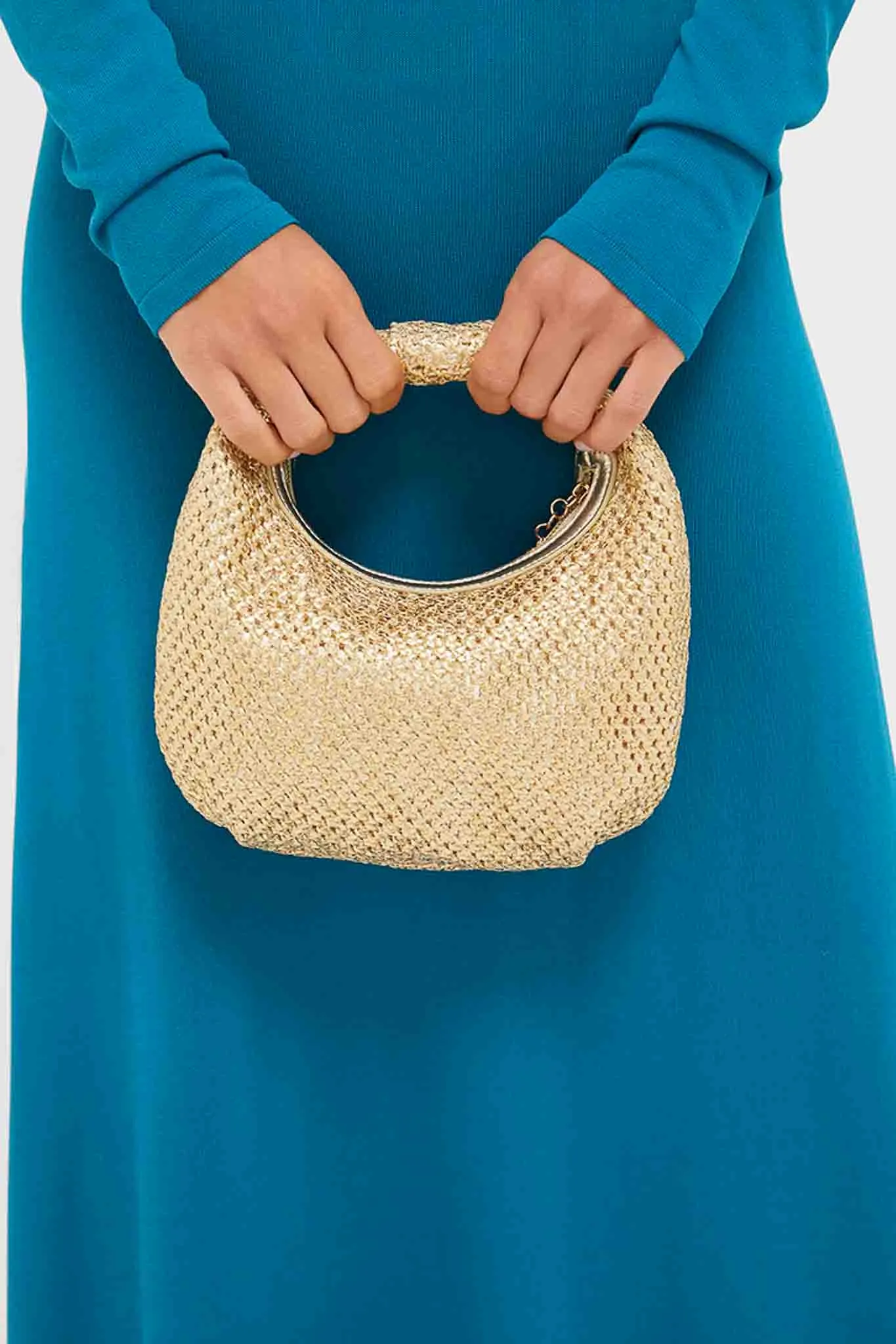 Gold Eden Woven Hobo sold by Tuckernuck product image thumbnail 2