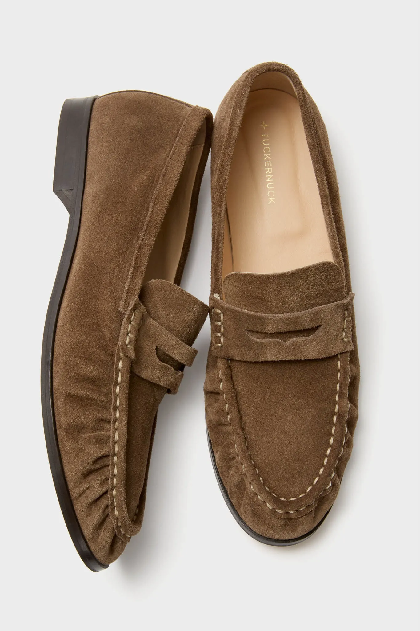 Mocha Suede Vivian Loafers sold by Tuckernuck product image thumbnail 5