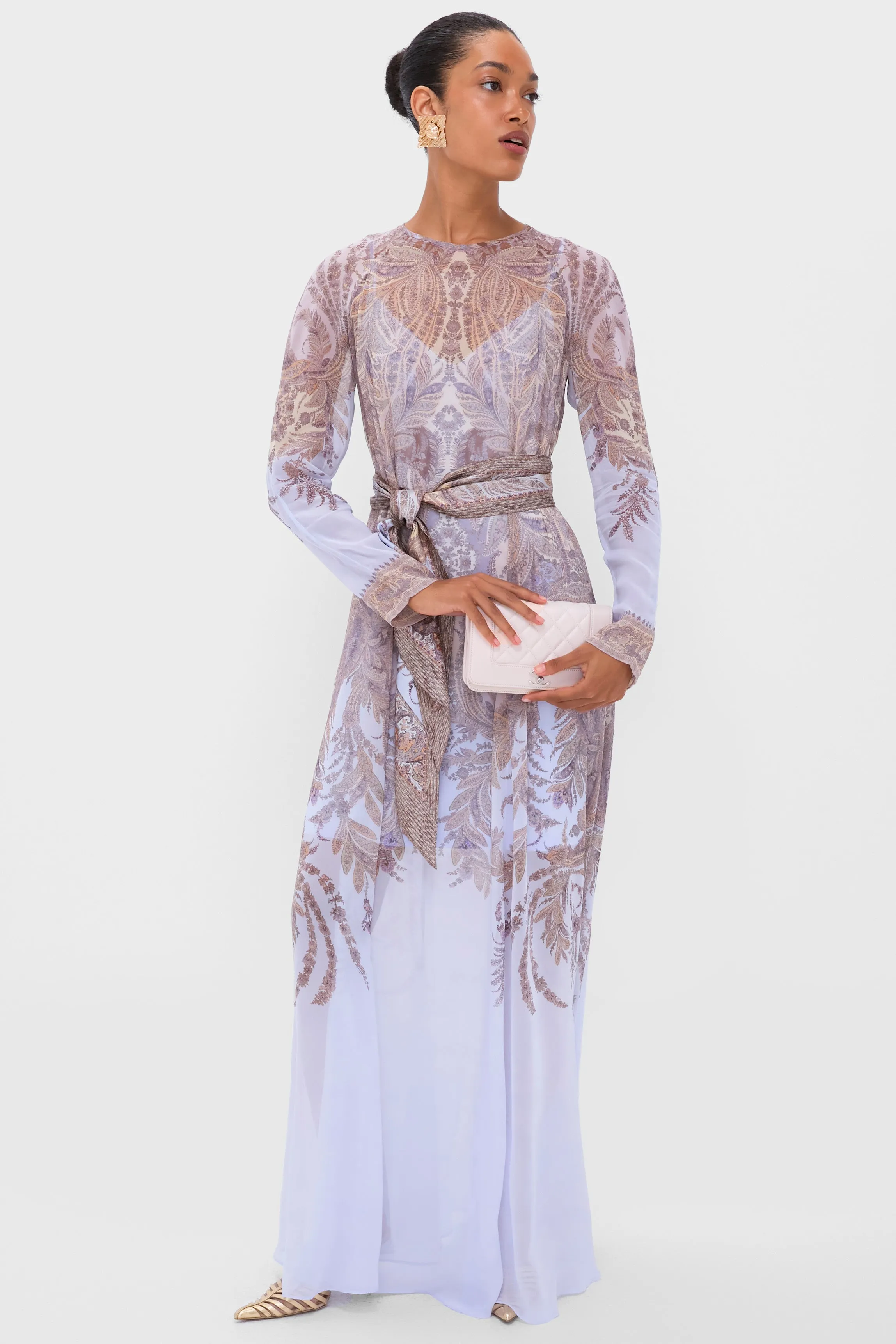 Brushed Brass Naydine Earrings sold by Tuckernuck product image thumbnail 3