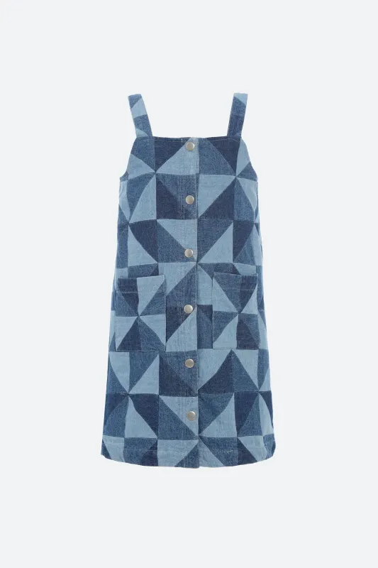 Blue Deniz Denim Apron Dress sold by Tuckernuck