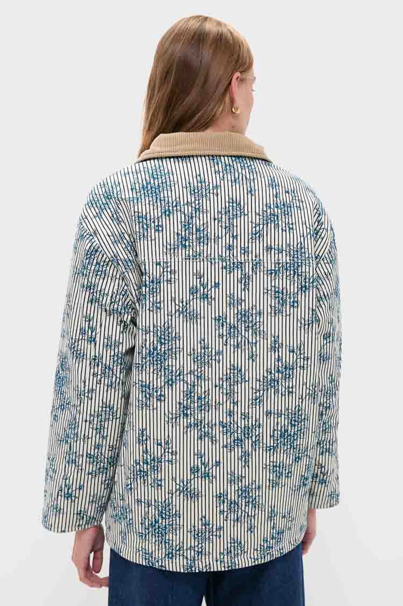 Cornflower Toile Barn Jacket sold by Tuckernuck product image thumbnail 3