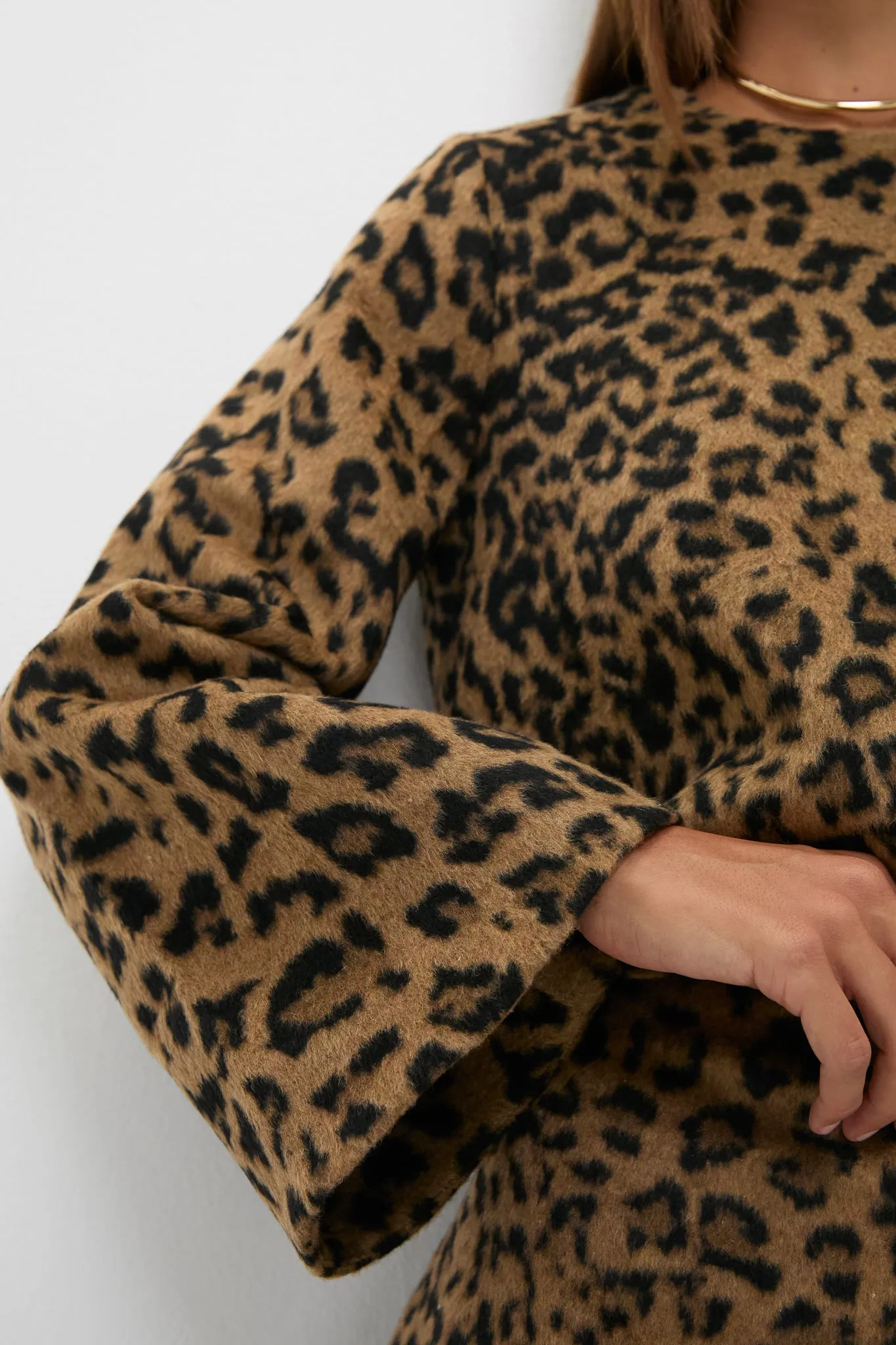 Leopard Brushed Wool Maxine Top sold by Tuckernuck product image thumbnail 5