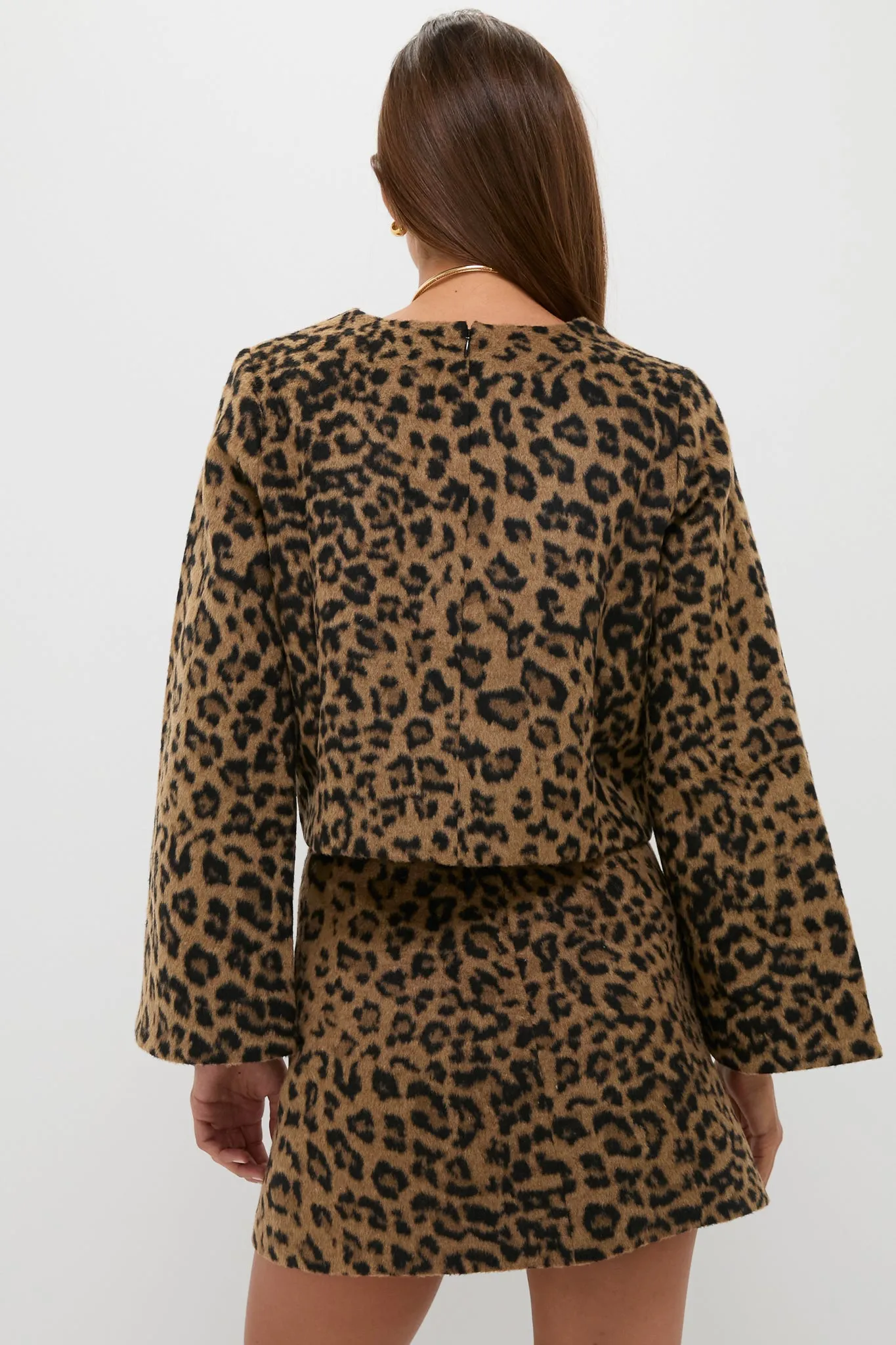 Leopard Brushed Wool Maxine Top sold by Tuckernuck product image thumbnail 4