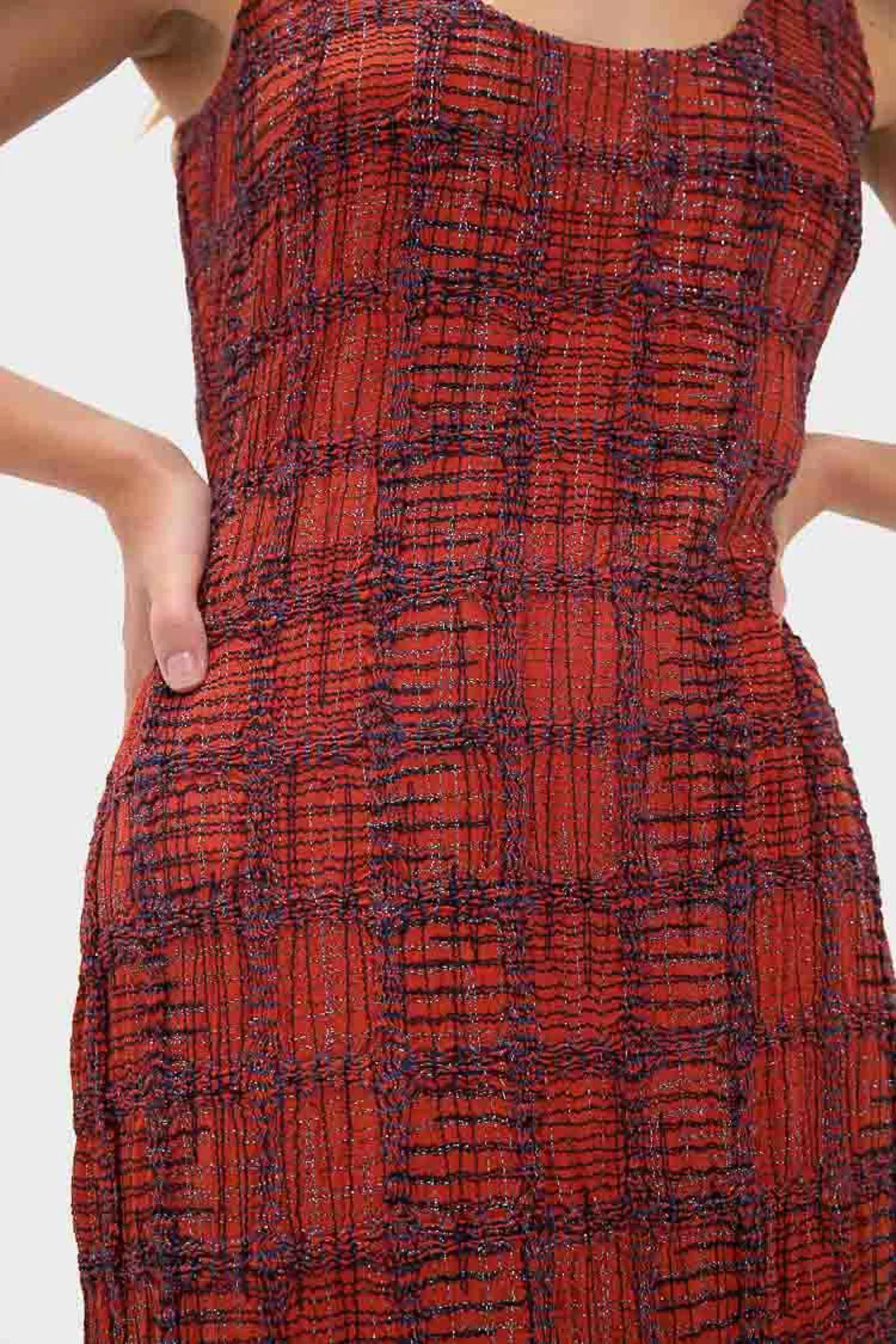 Terracotta Portia Dress sold by Tuckernuck product image thumbnail 5