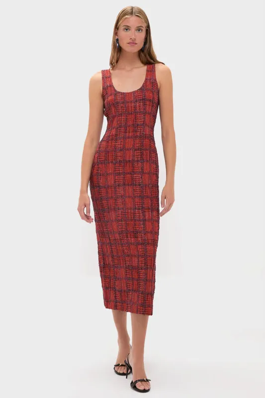 Terracotta Portia Dress sold by Tuckernuck