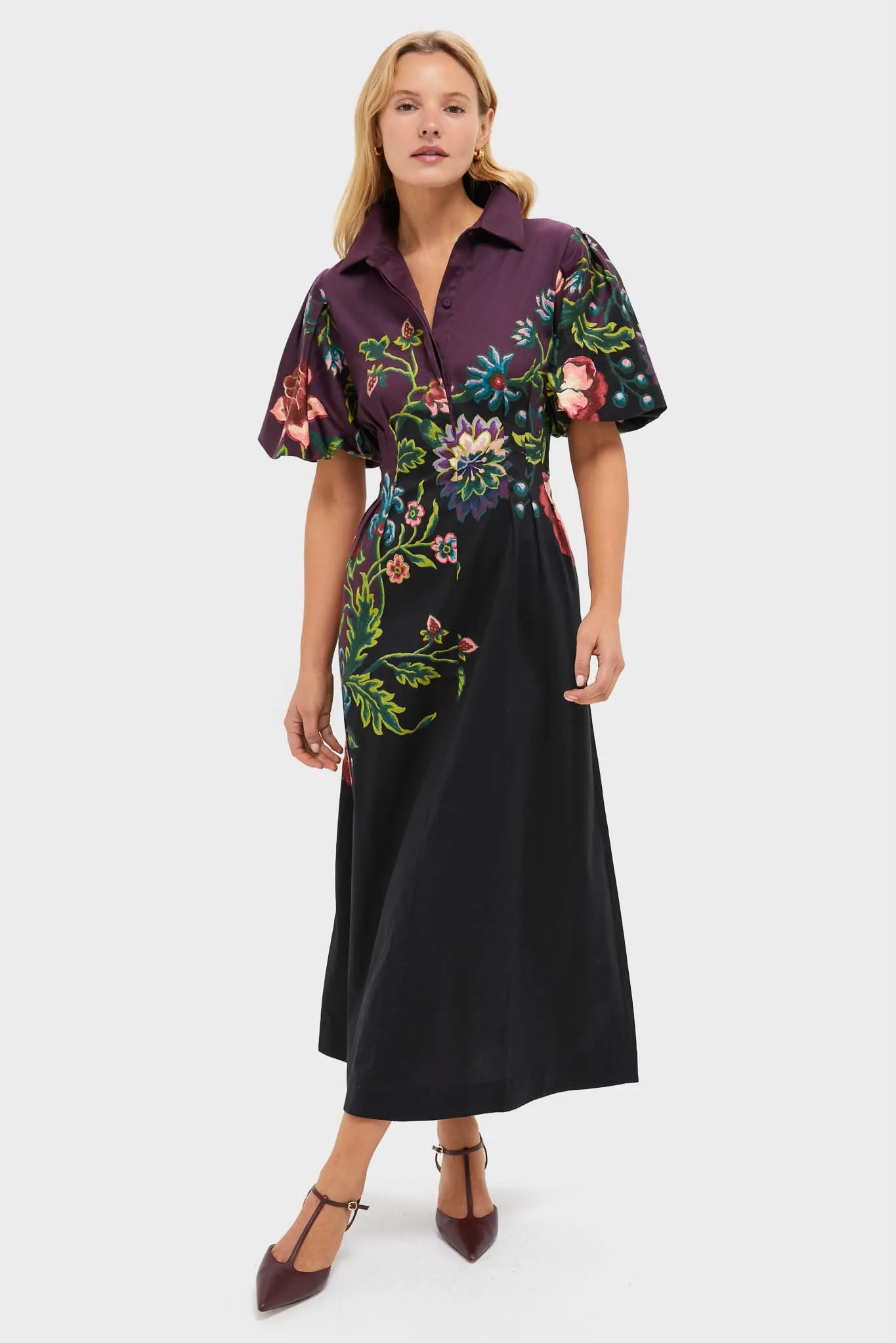 Midnight Moonflower Delaney Dress sold by Tuckernuck