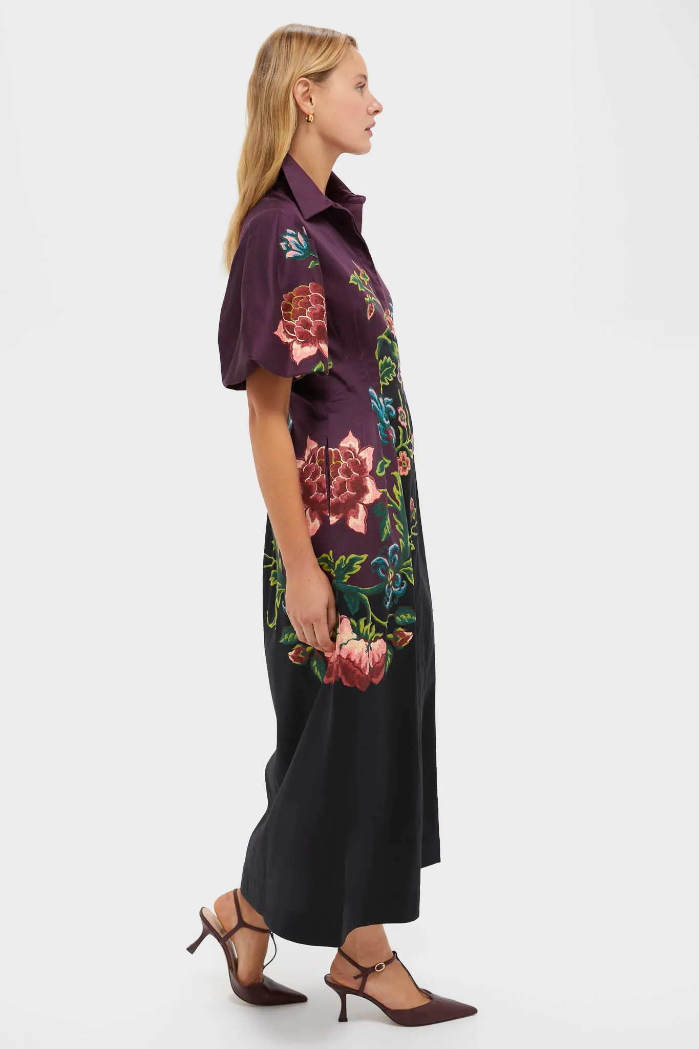 Midnight Moonflower Delaney Dress sold by Tuckernuck product image thumbnail 3