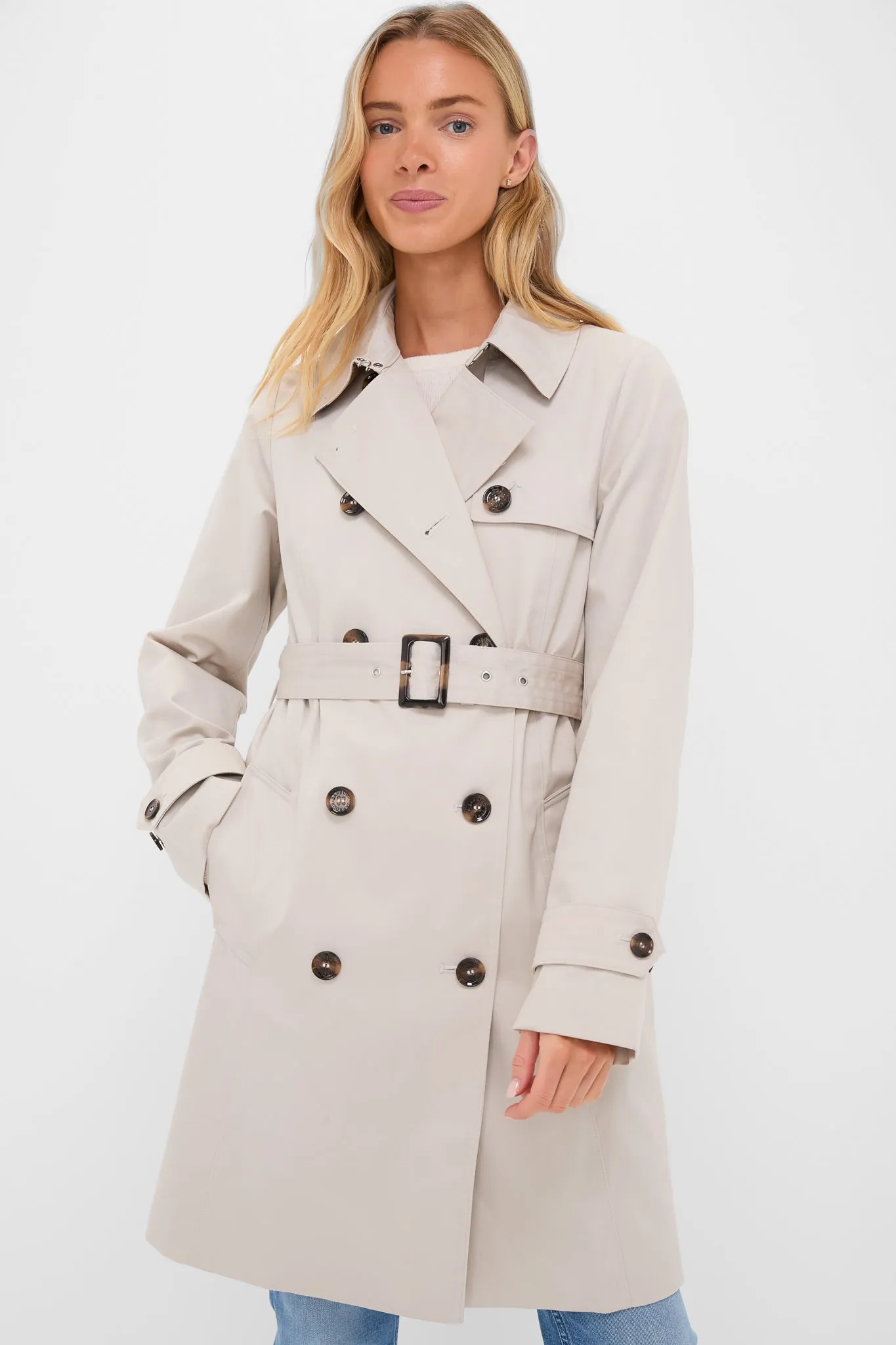 Mist Short Greta Showerproof Jacket sold by Tuckernuck