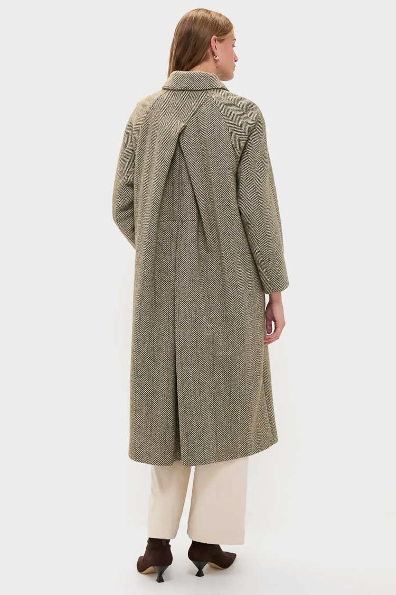 Green Chevron Ugola Coat sold by Tuckernuck product image thumbnail 4