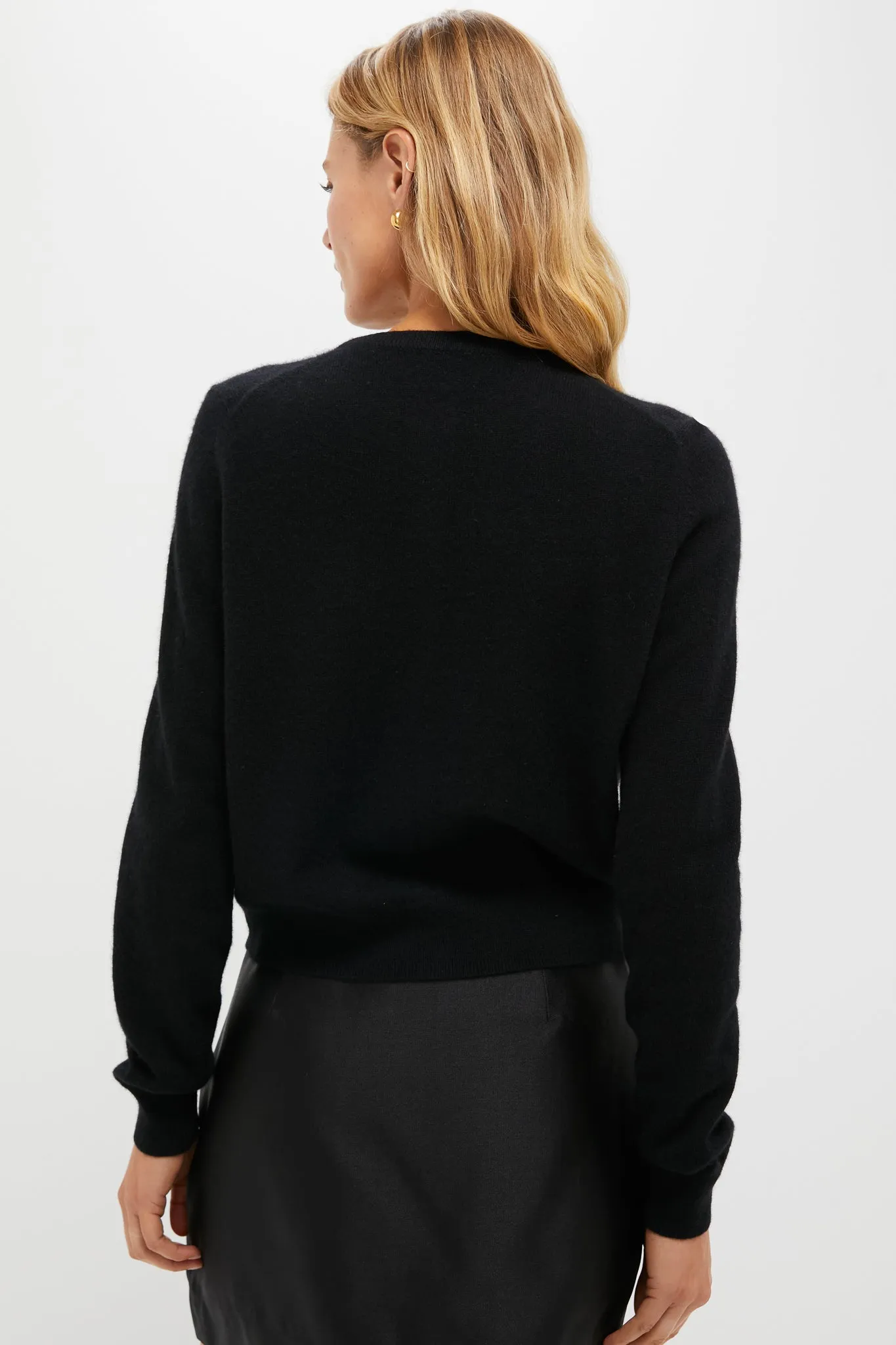 Black Cashmere Riley Cardigan sold by Tuckernuck product image thumbnail 4