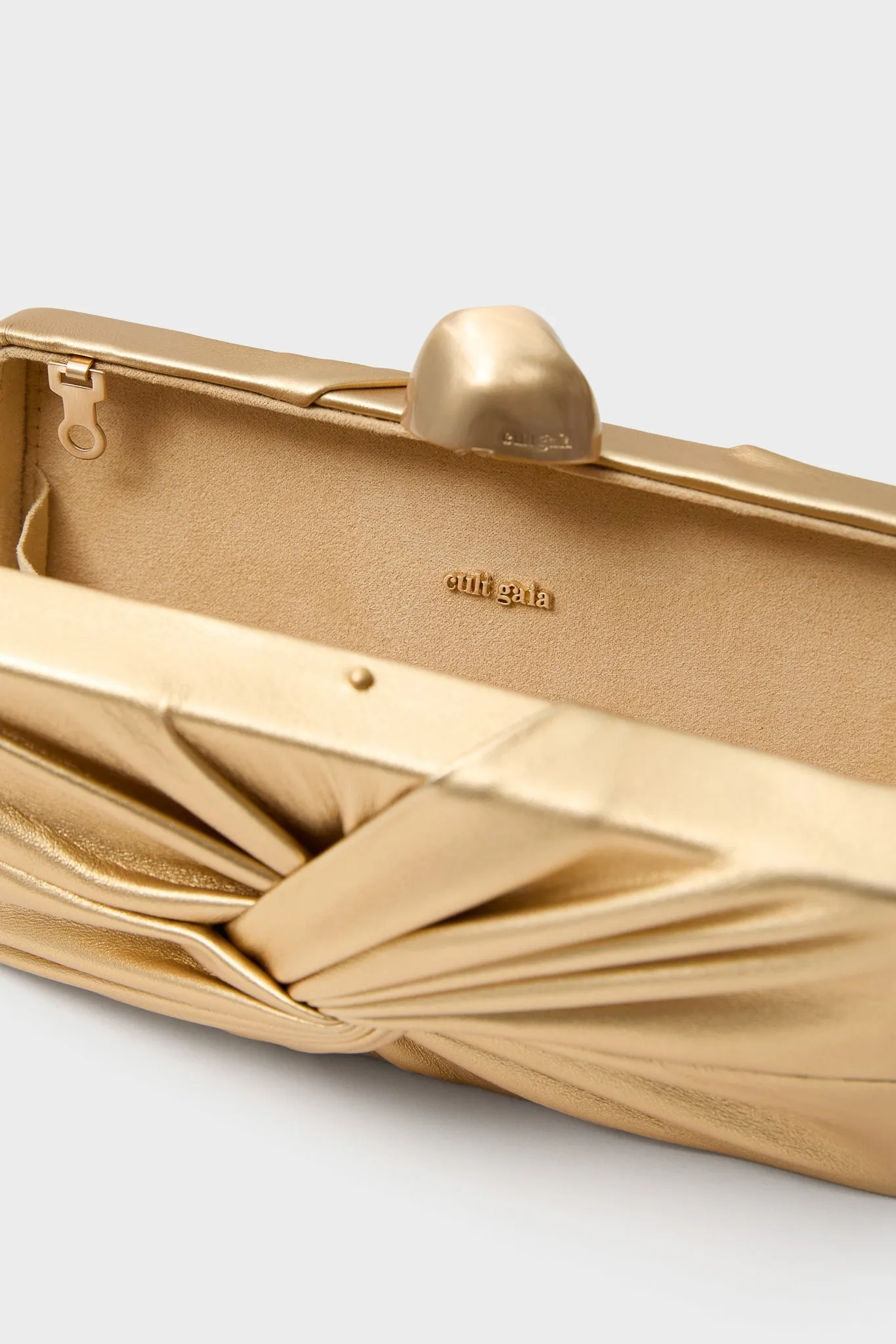 Matte Brass Lisse Clutch sold by Tuckernuck product image thumbnail 4