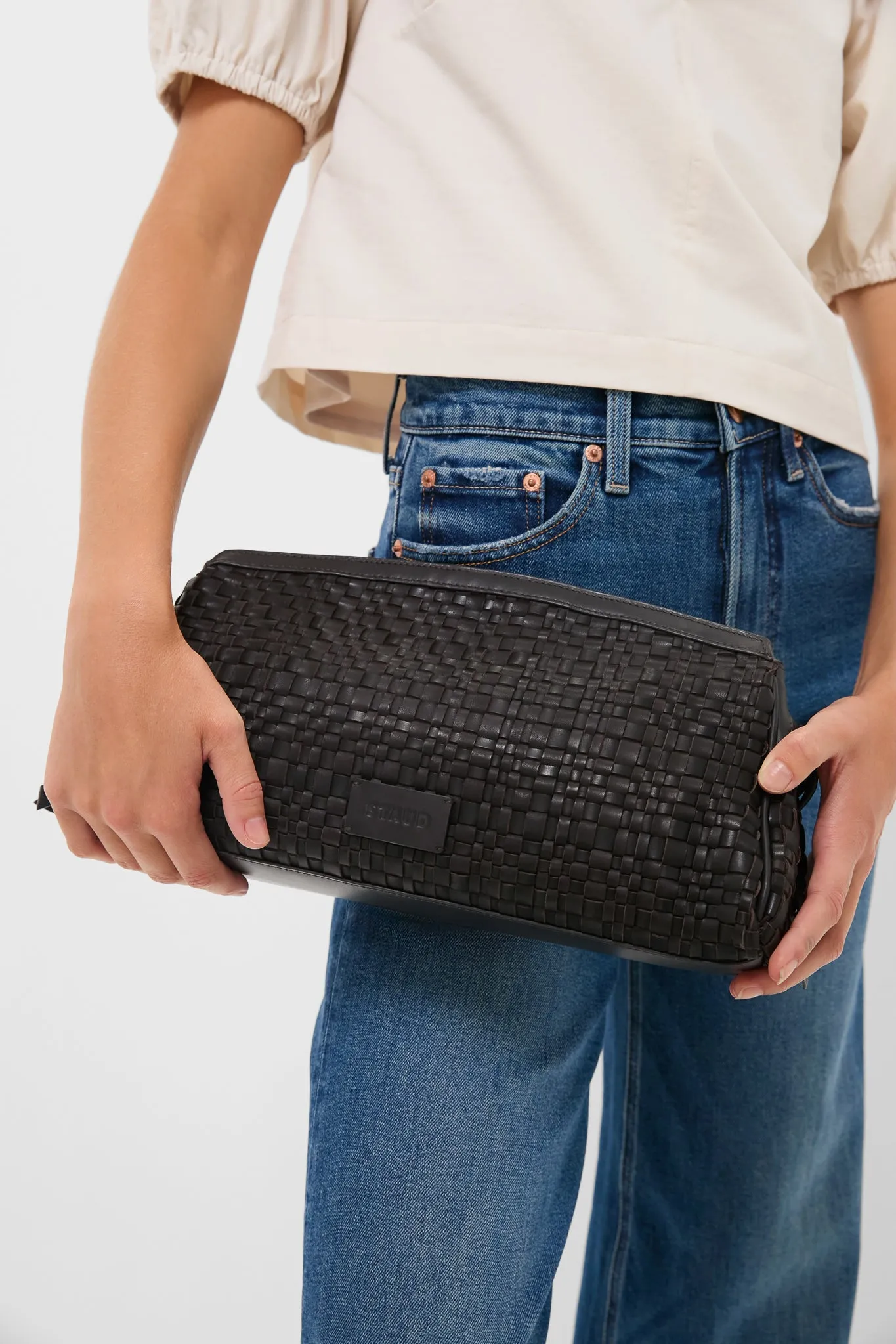 Espresso Woven Maude Soft Clutch sold by Tuckernuck product image thumbnail 2