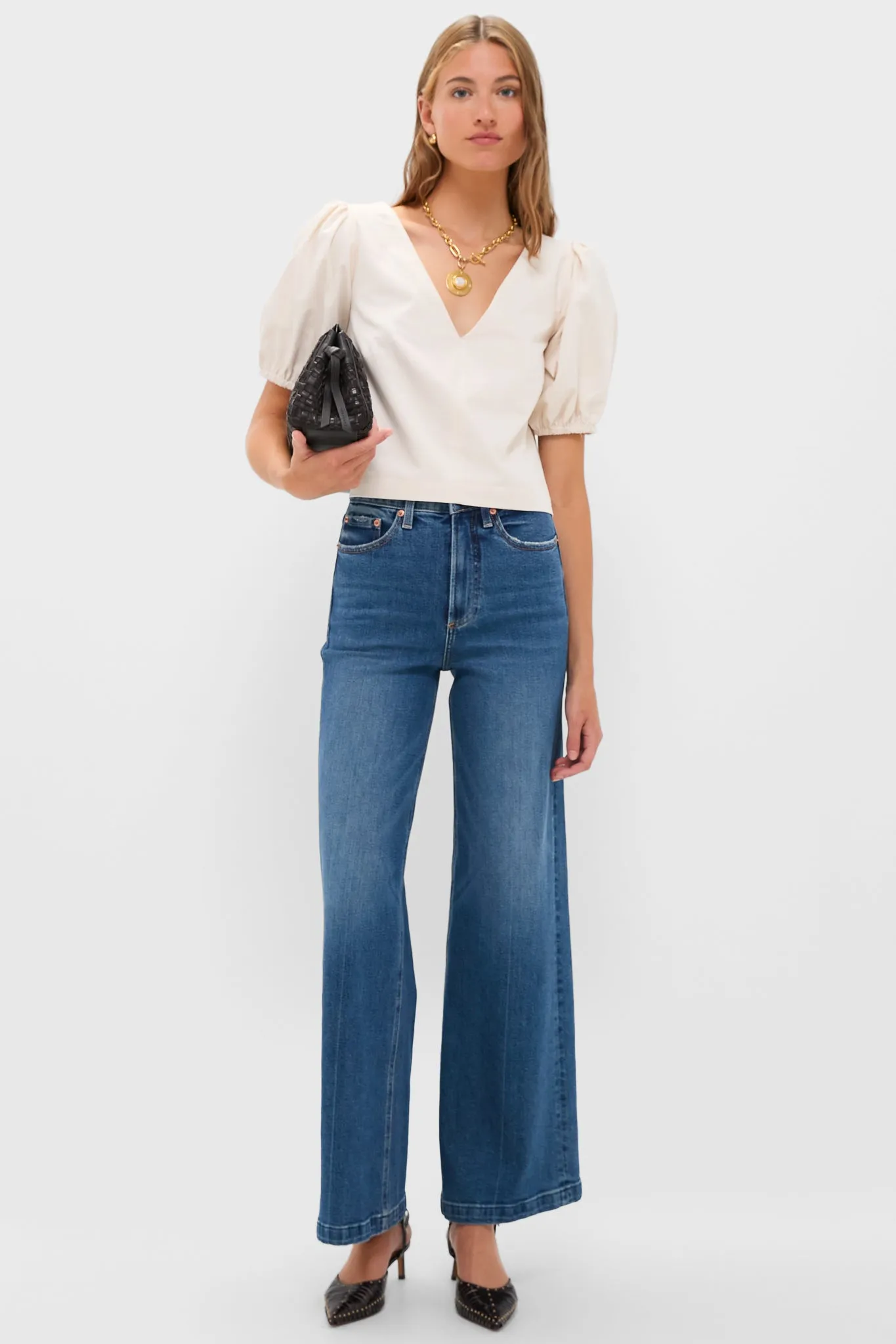 Espresso Woven Maude Soft Clutch sold by Tuckernuck product image thumbnail 3