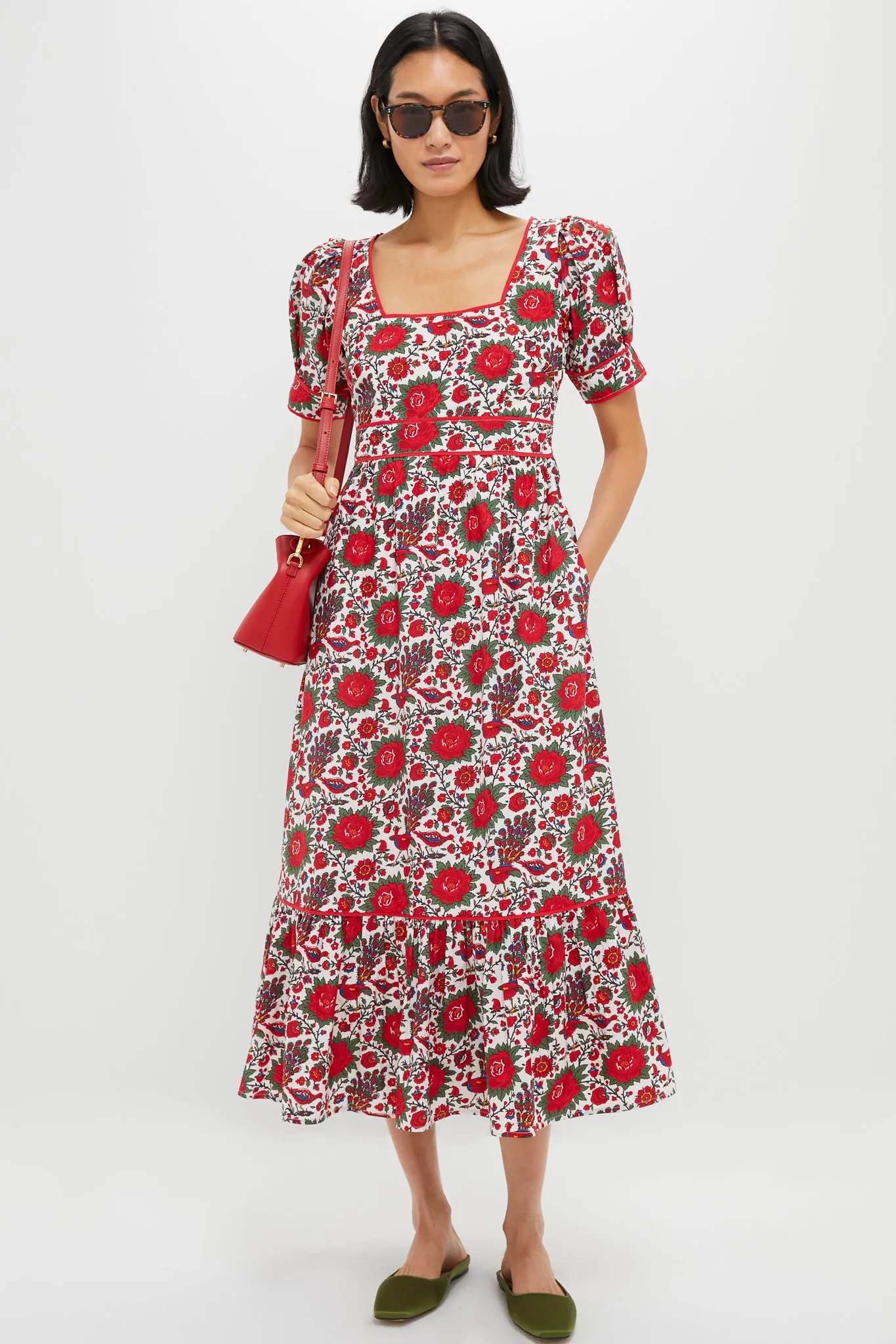 Peony Bird Evelyn Dress sold by Tuckernuck product image thumbnail 2