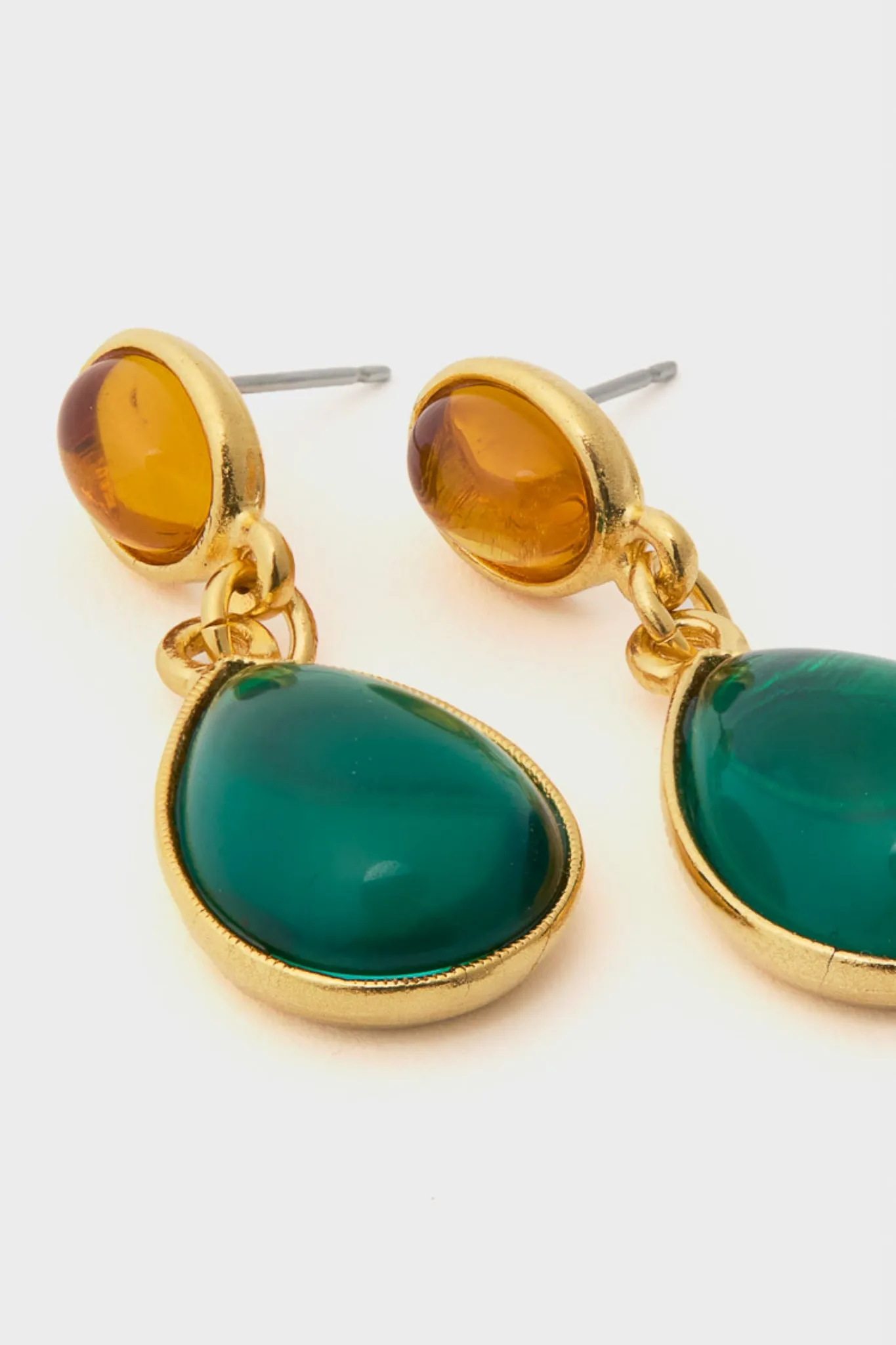 Teal and Yellow Earrings sold by Tuckernuck product image thumbnail 2