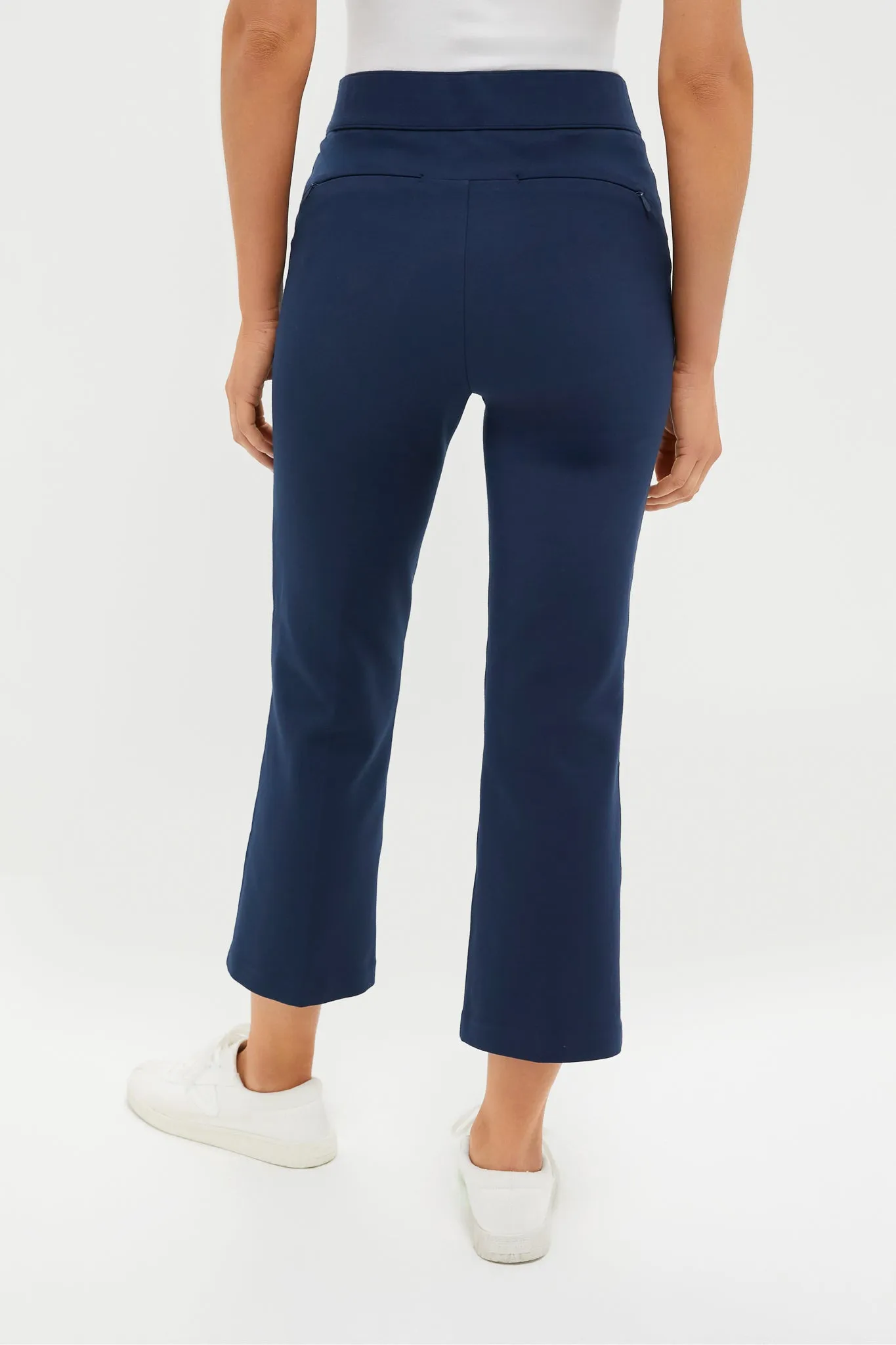 Petite Navy Compression September Pant sold by Tuckernuck product image thumbnail 4