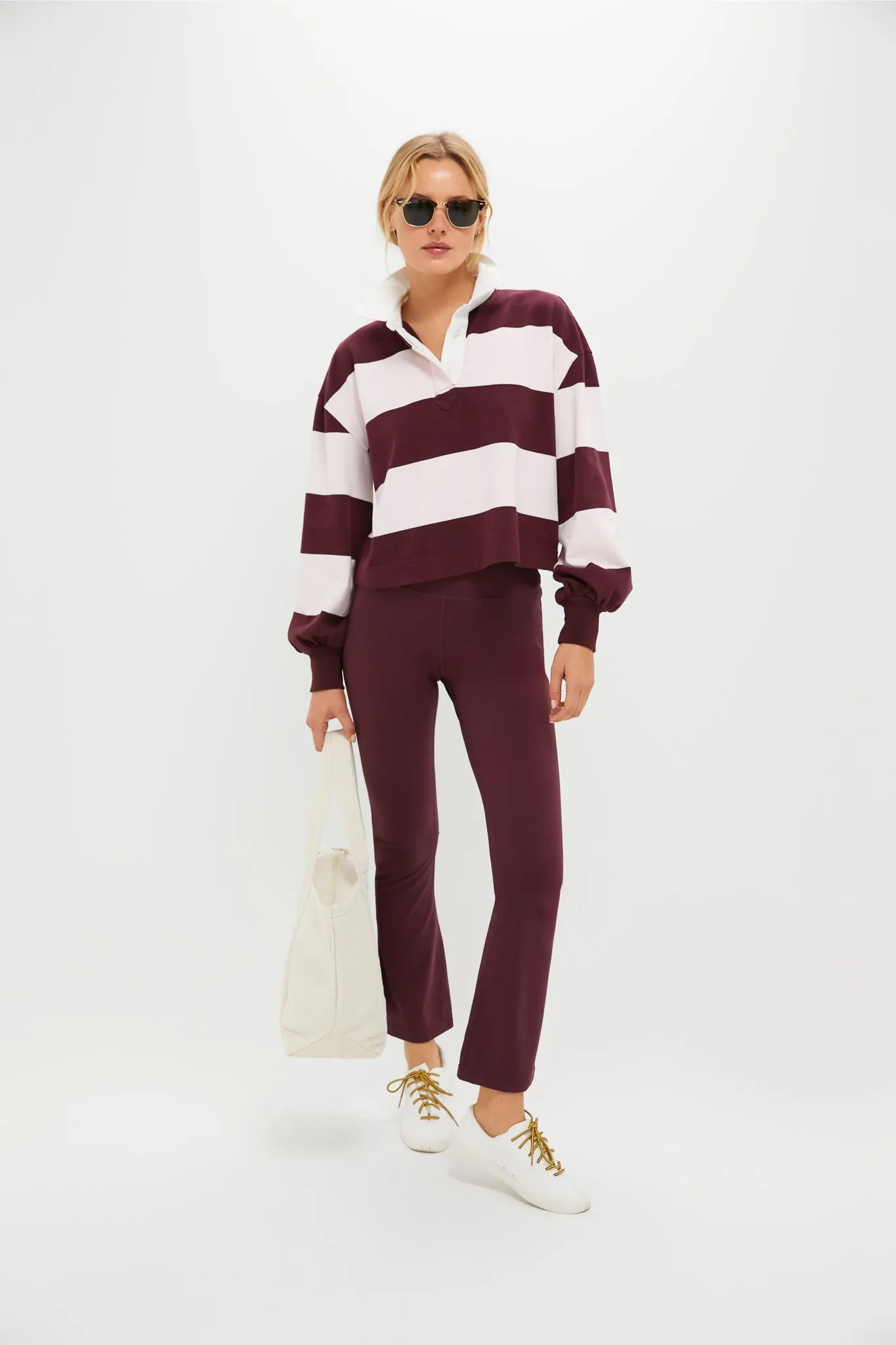 Winetasting High Rise Compression Spandex Millie Yoga Pant sold by Tuckernuck product image thumbnail 2