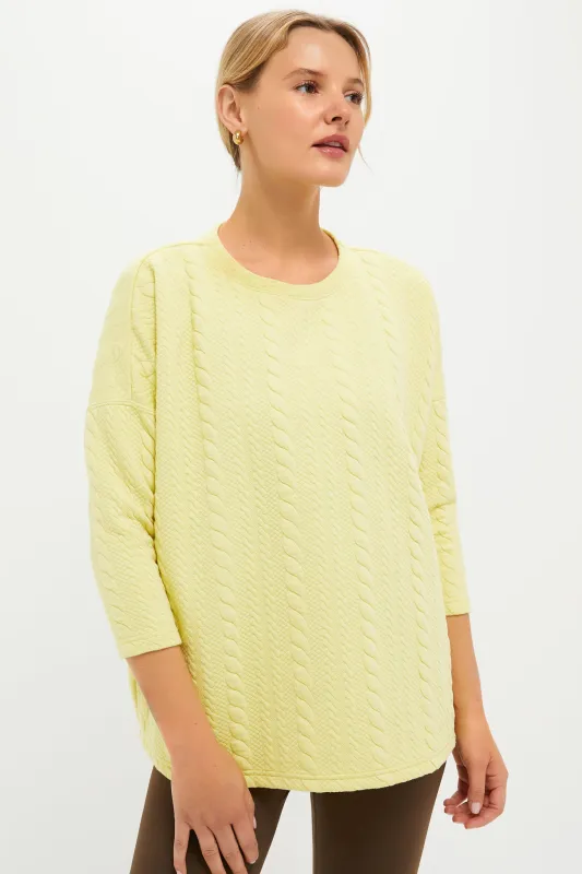 Lemongrass Ally Swing Sweatshirt sold by Tuckernuck