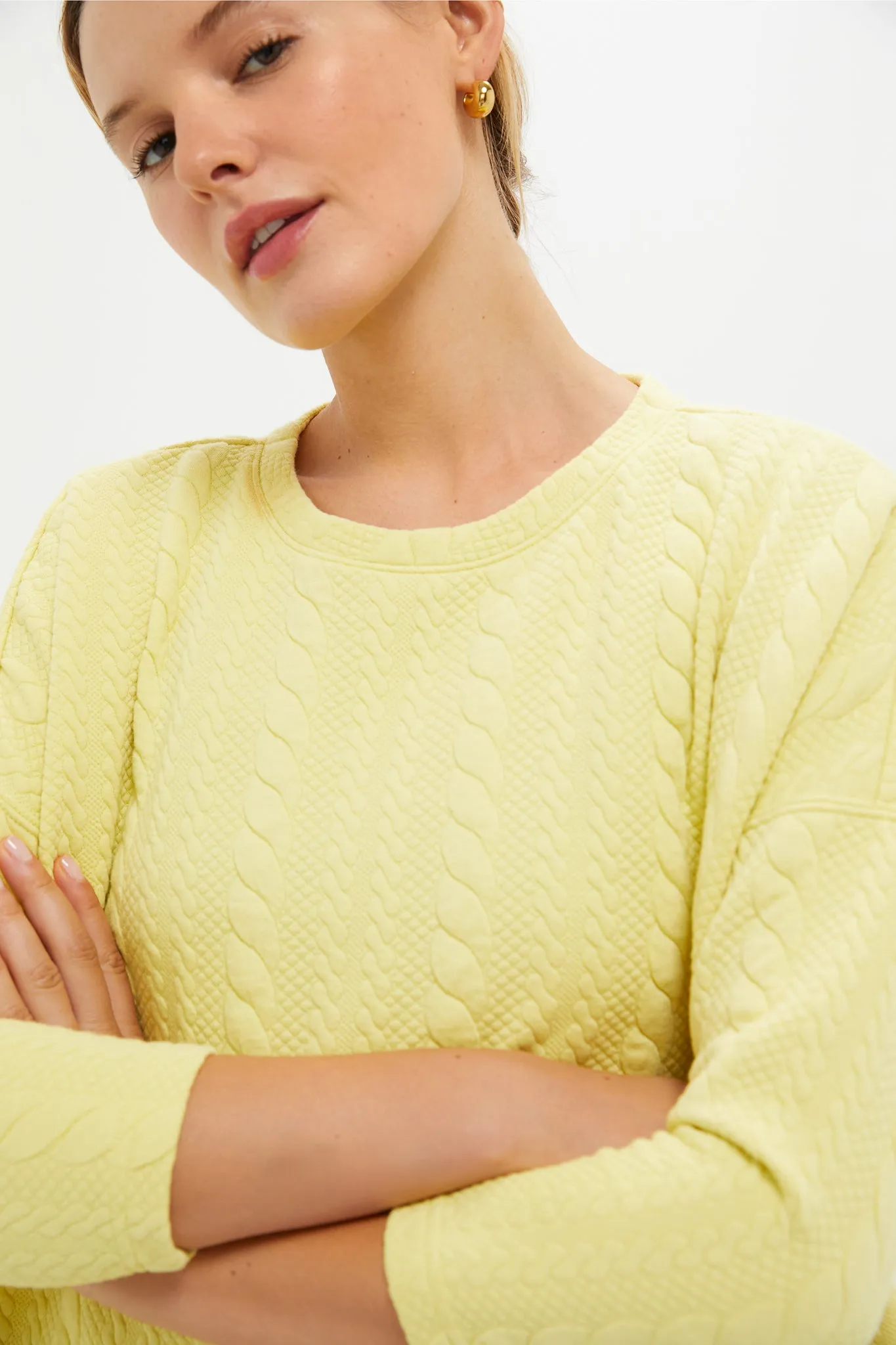 Lemongrass Ally Swing Sweatshirt sold by Tuckernuck product image thumbnail 5