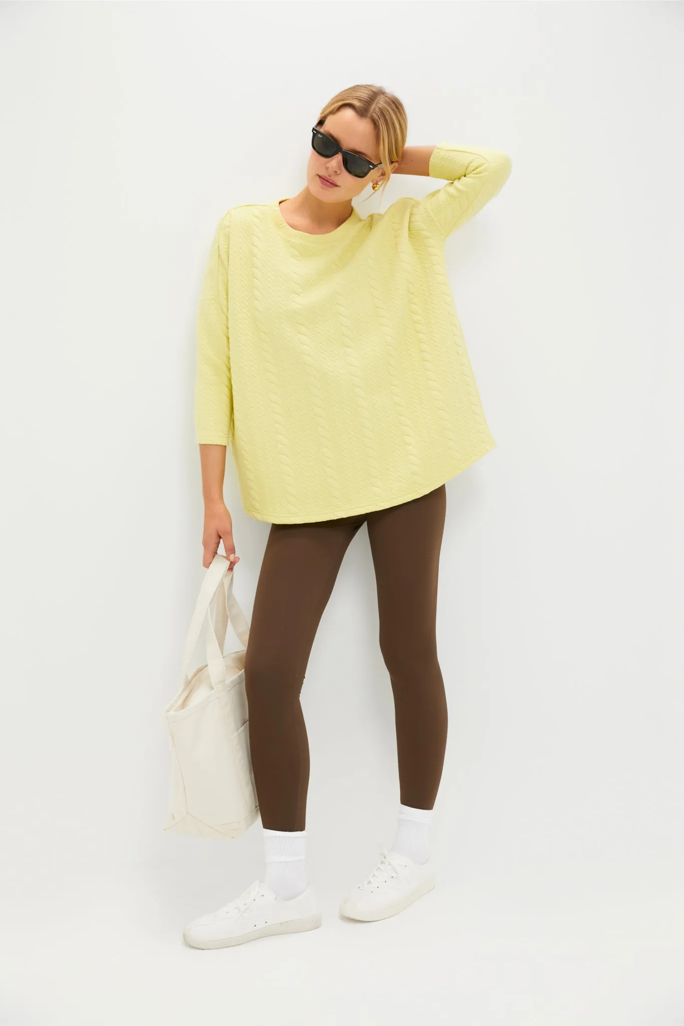 Lemongrass Ally Swing Sweatshirt sold by Tuckernuck product image thumbnail 2