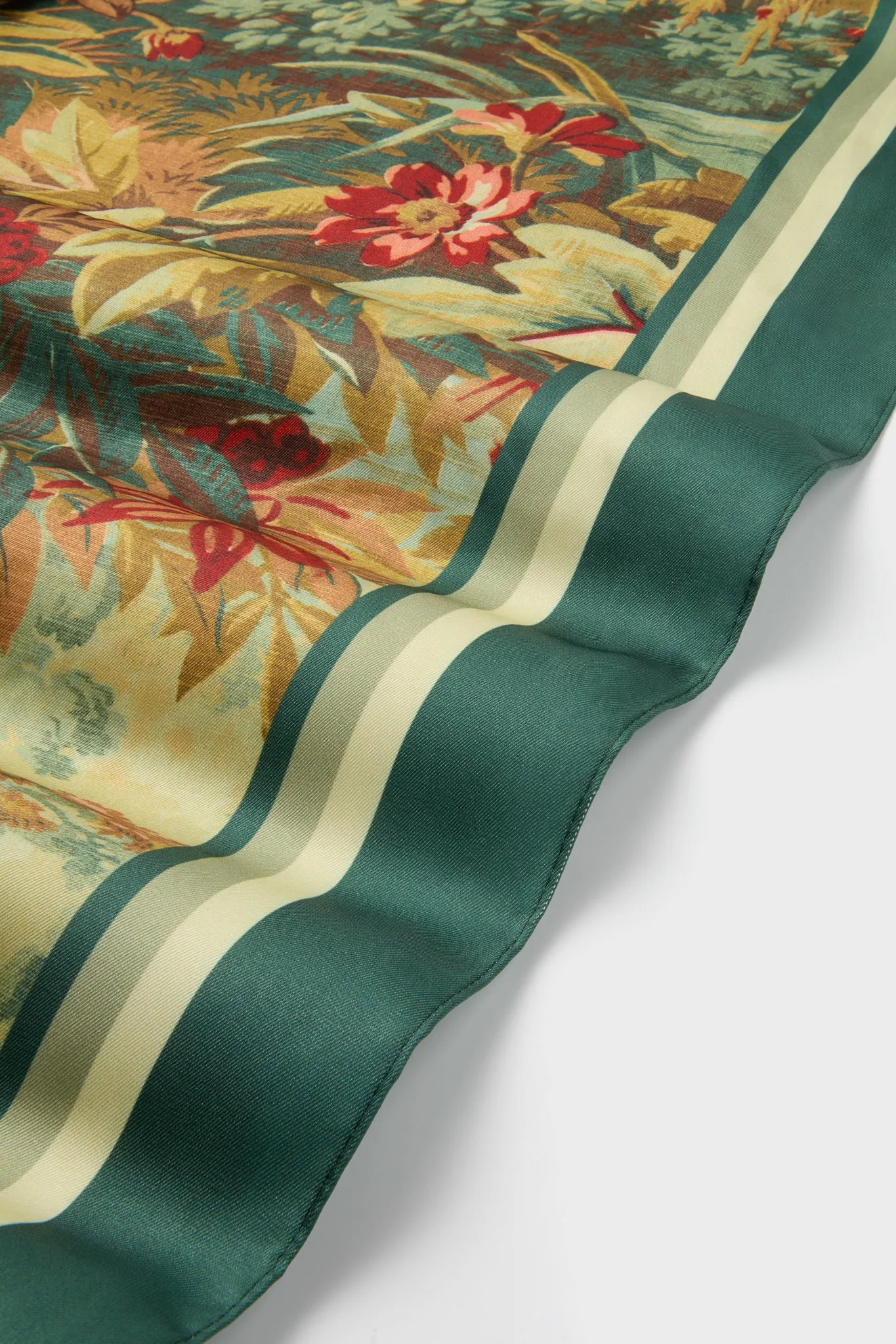 Forest Toile Large Scarf sold by Tuckernuck product image thumbnail 5