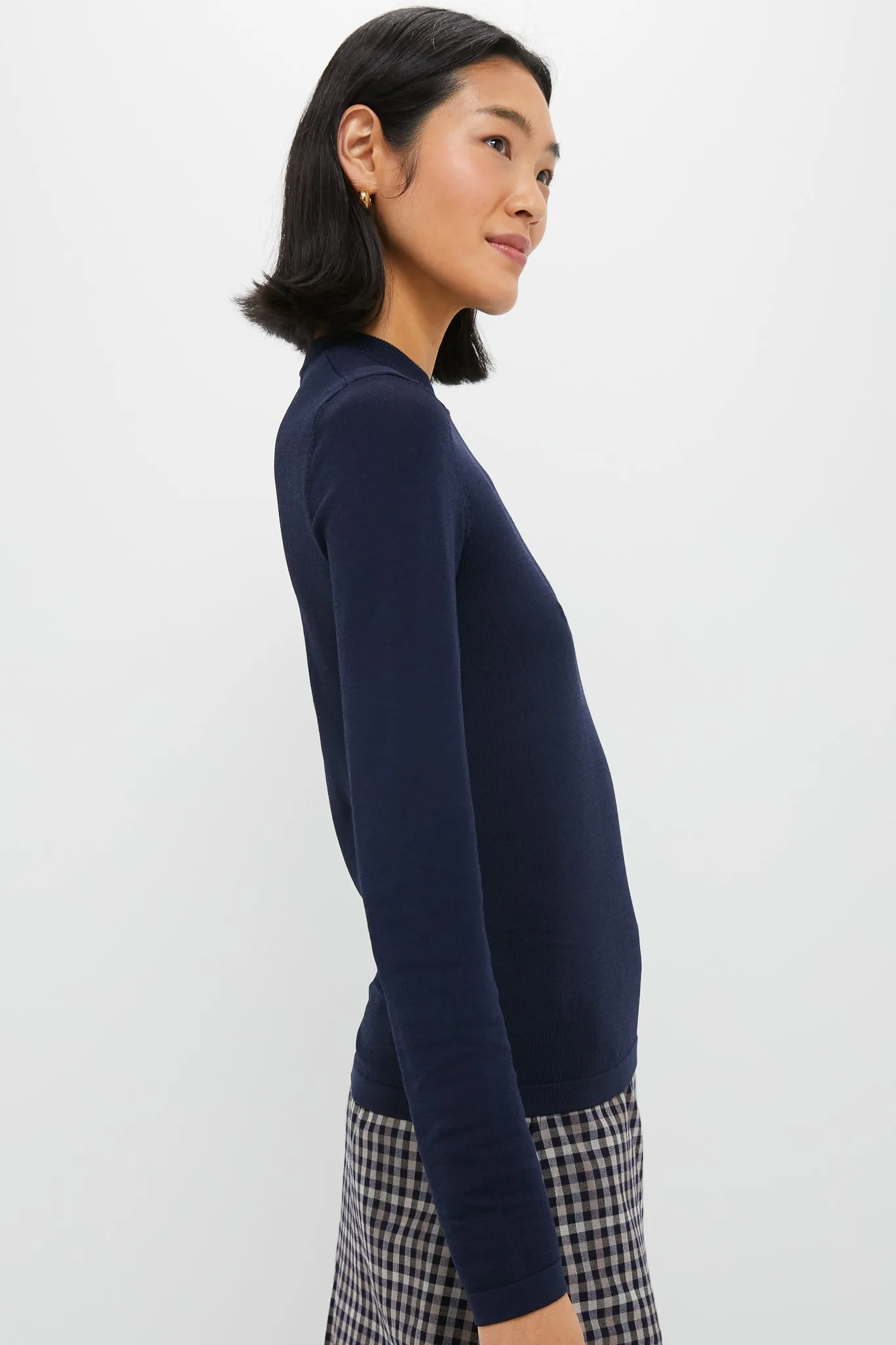 Navy Knit Vanessa Top sold by Tuckernuck product image thumbnail 3