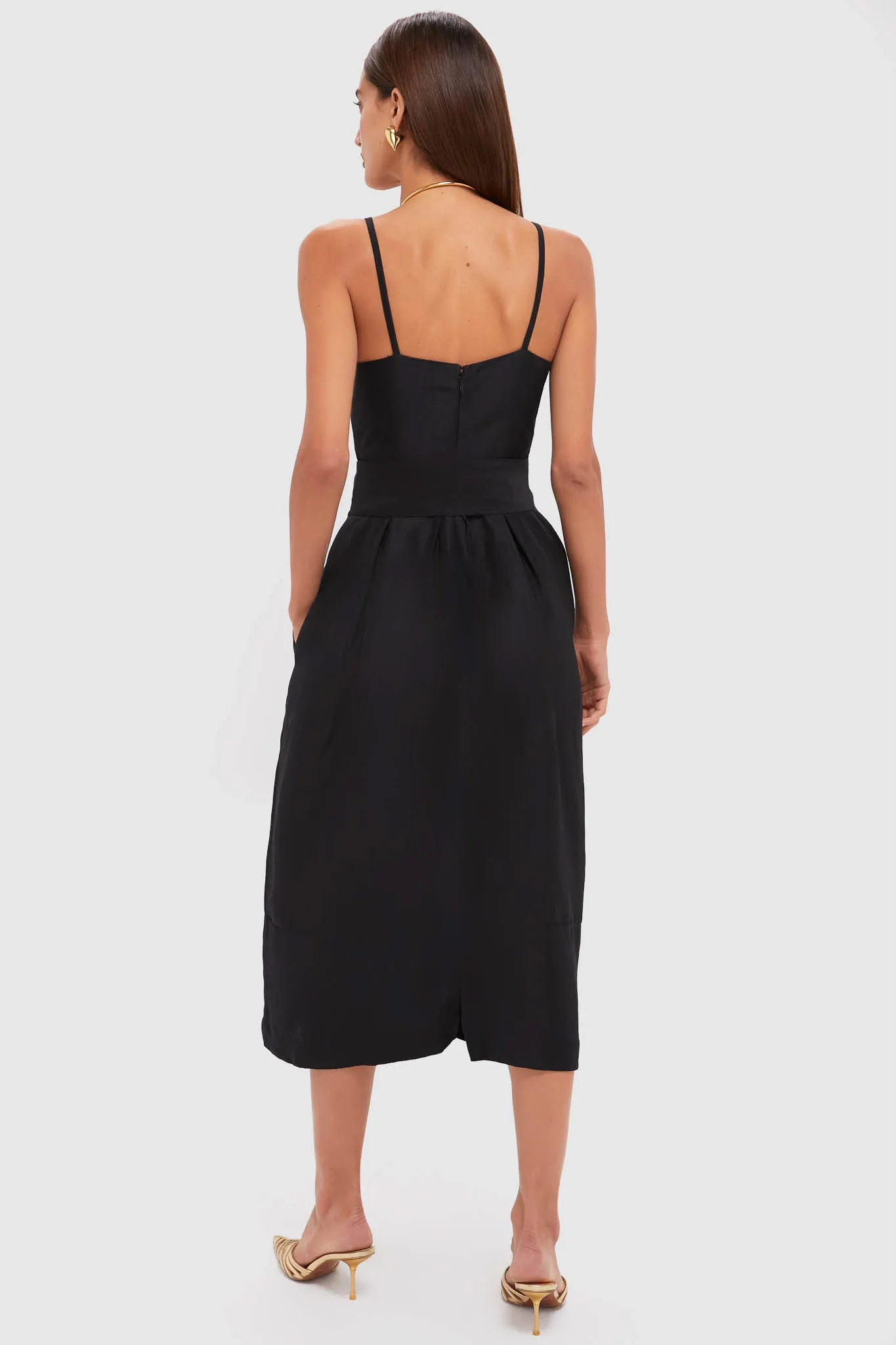 Black Artichoke Dress with Belt sold by Tuckernuck product image thumbnail 4