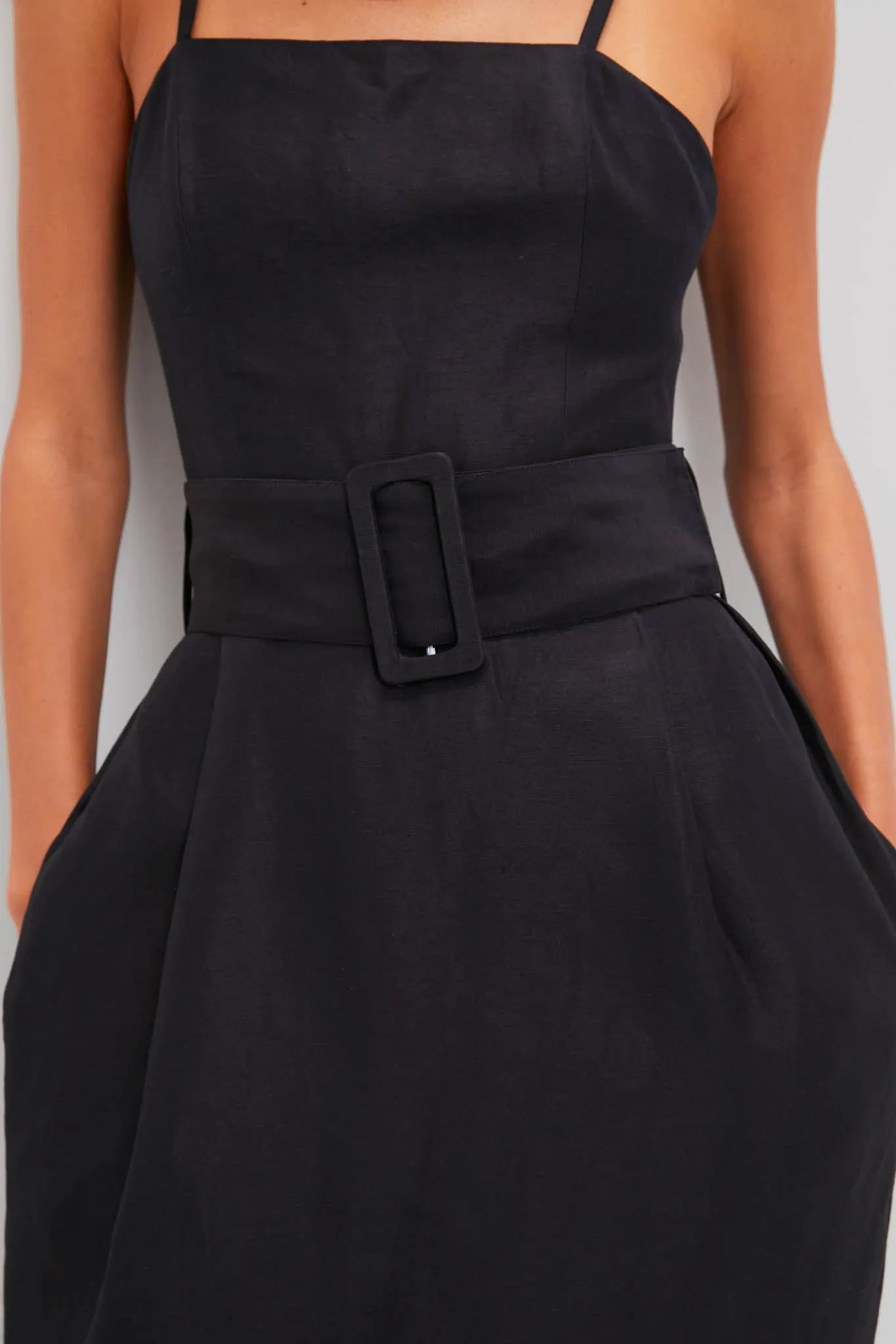 Black Artichoke Dress with Belt sold by Tuckernuck product image thumbnail 5
