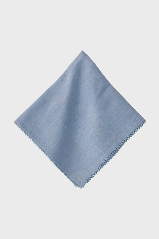 Chambray Berry Trim Napkins sold by Tuckernuck