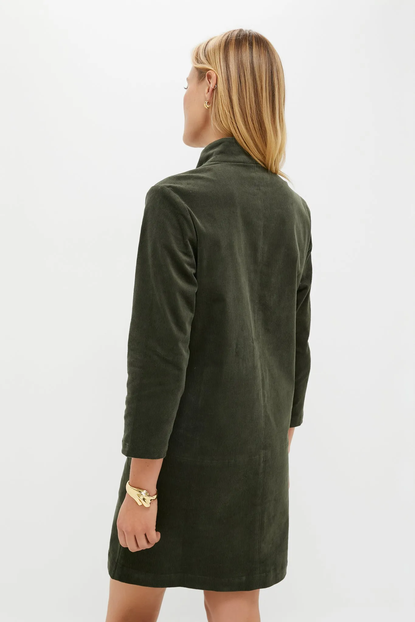 Olive Corduroy Clifton Dress sold by Tuckernuck product image thumbnail 4