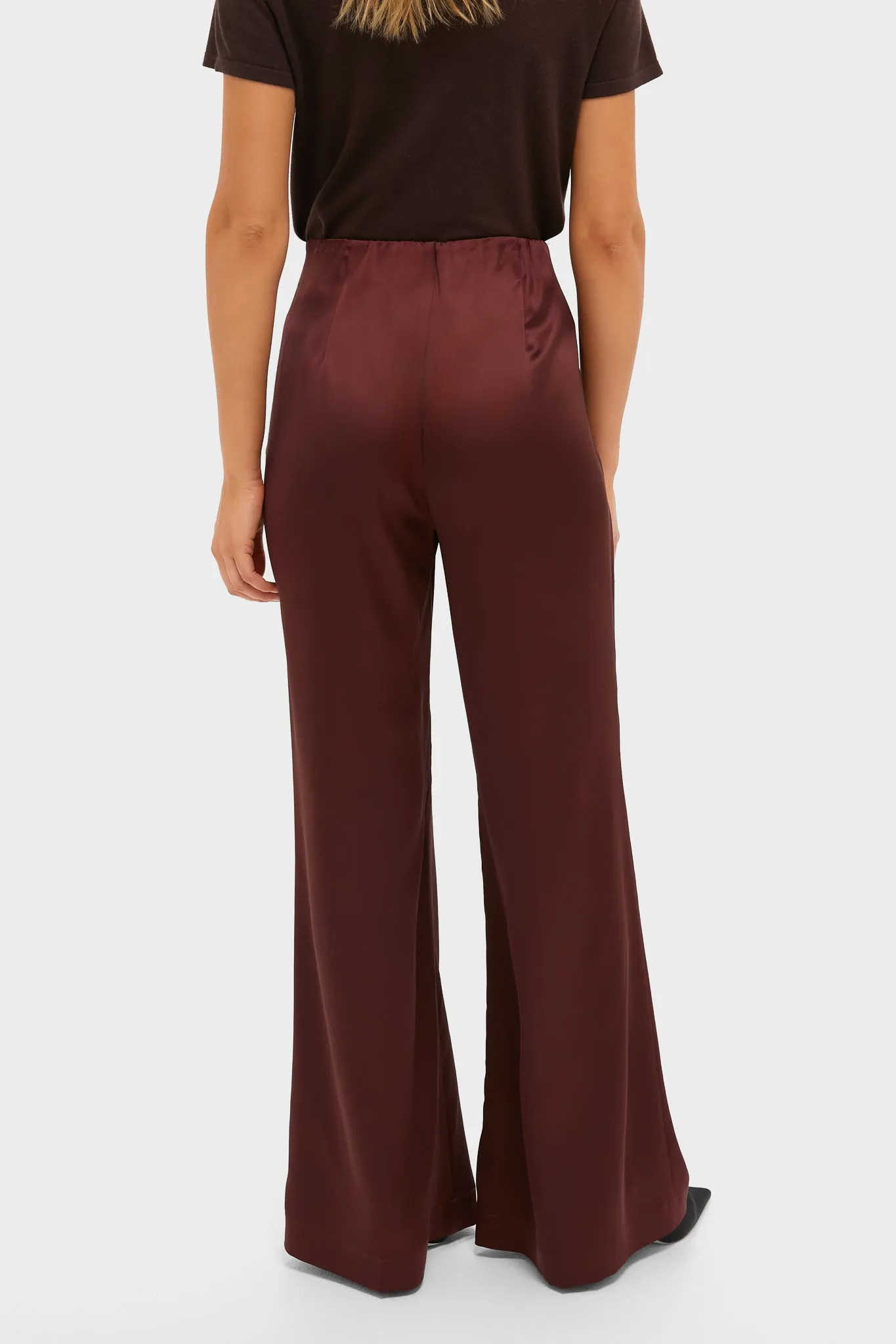 Chocolate Satin Deja Pants sold by Tuckernuck product image thumbnail 4
