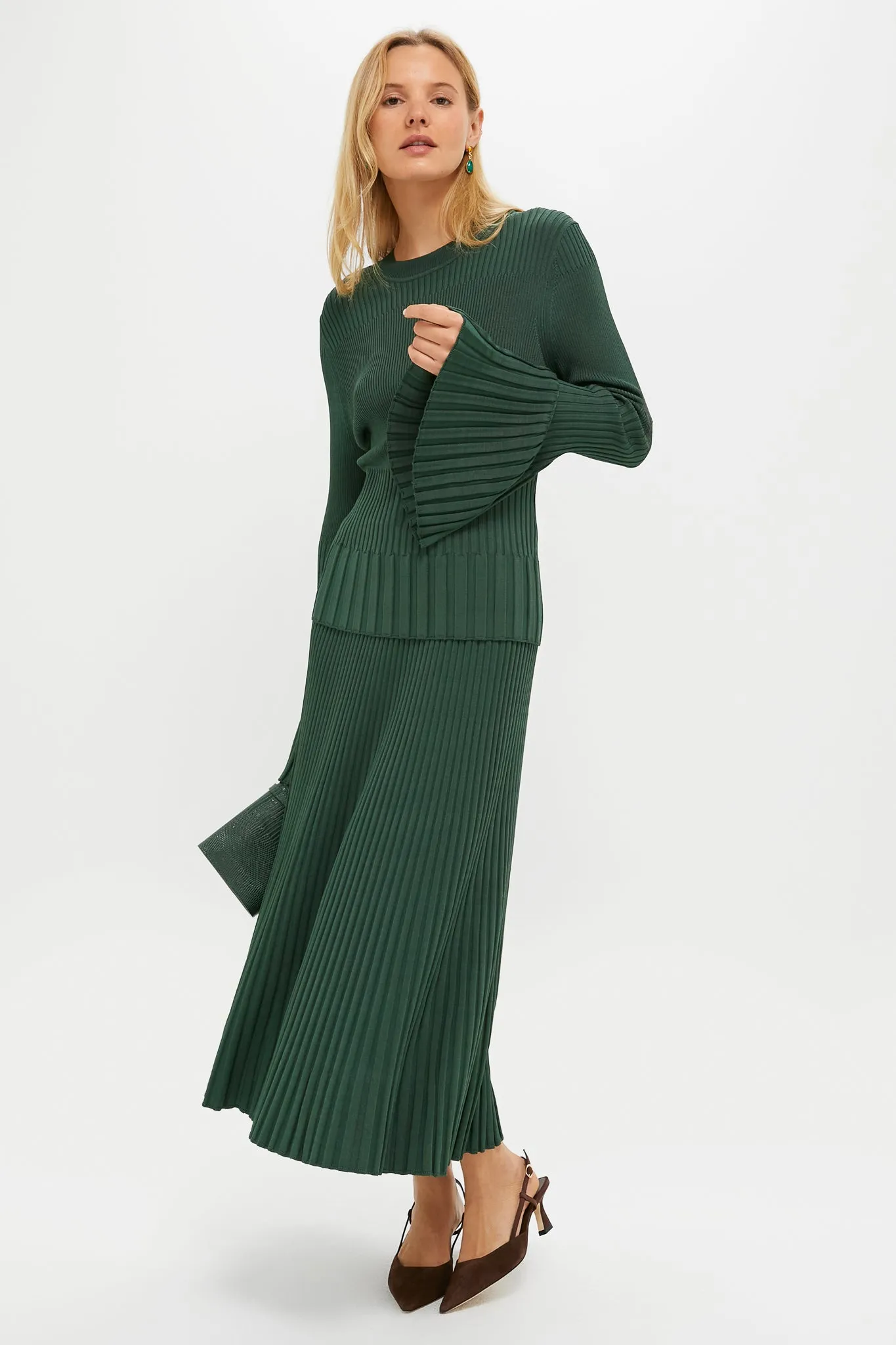 Walnut Patent 50 Vinnie Slingback Heels sold by Tuckernuck product image thumbnail 3