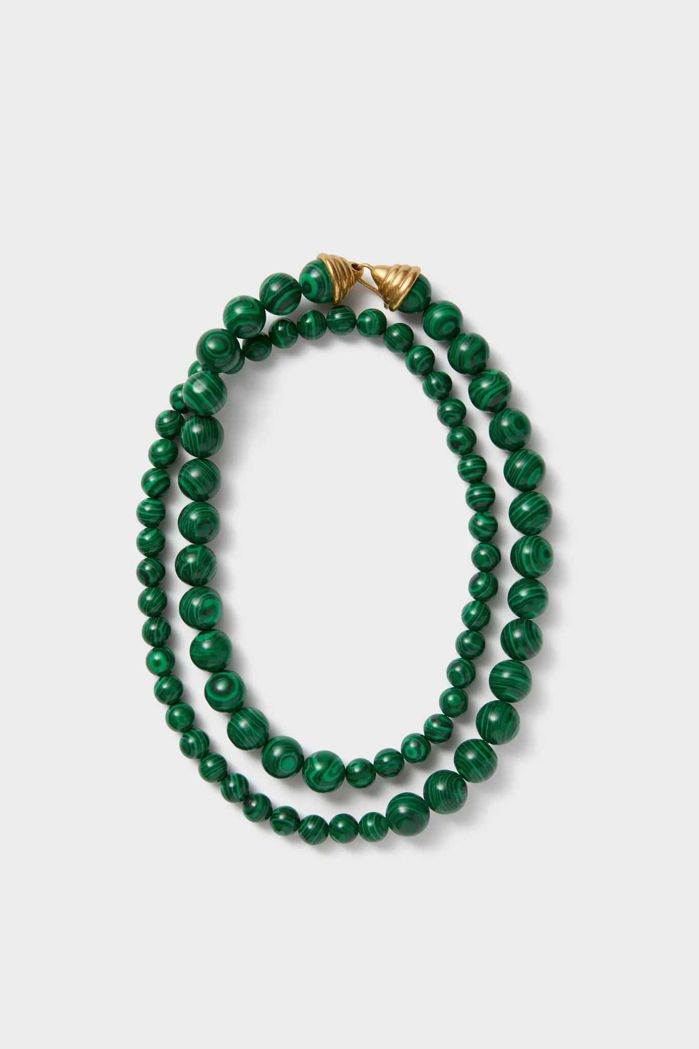 Malachite Double Strand Celine Necklace sold by Tuckernuck product image thumbnail 5